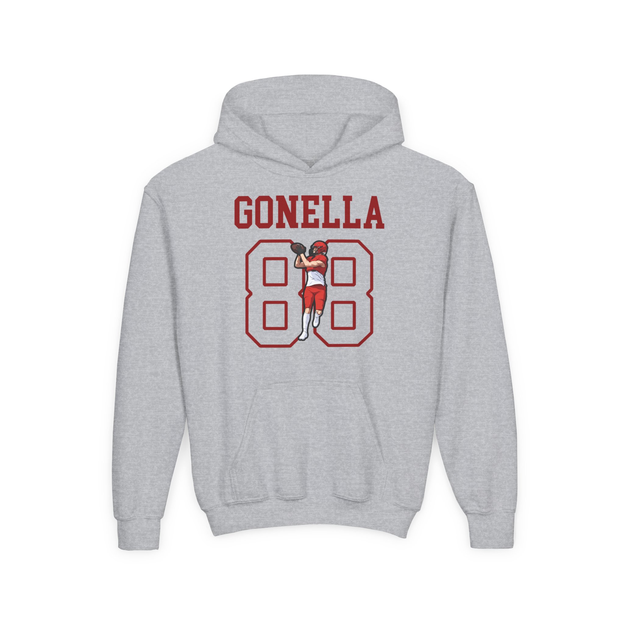 Youth Hoodie — character_shirsey in Grey