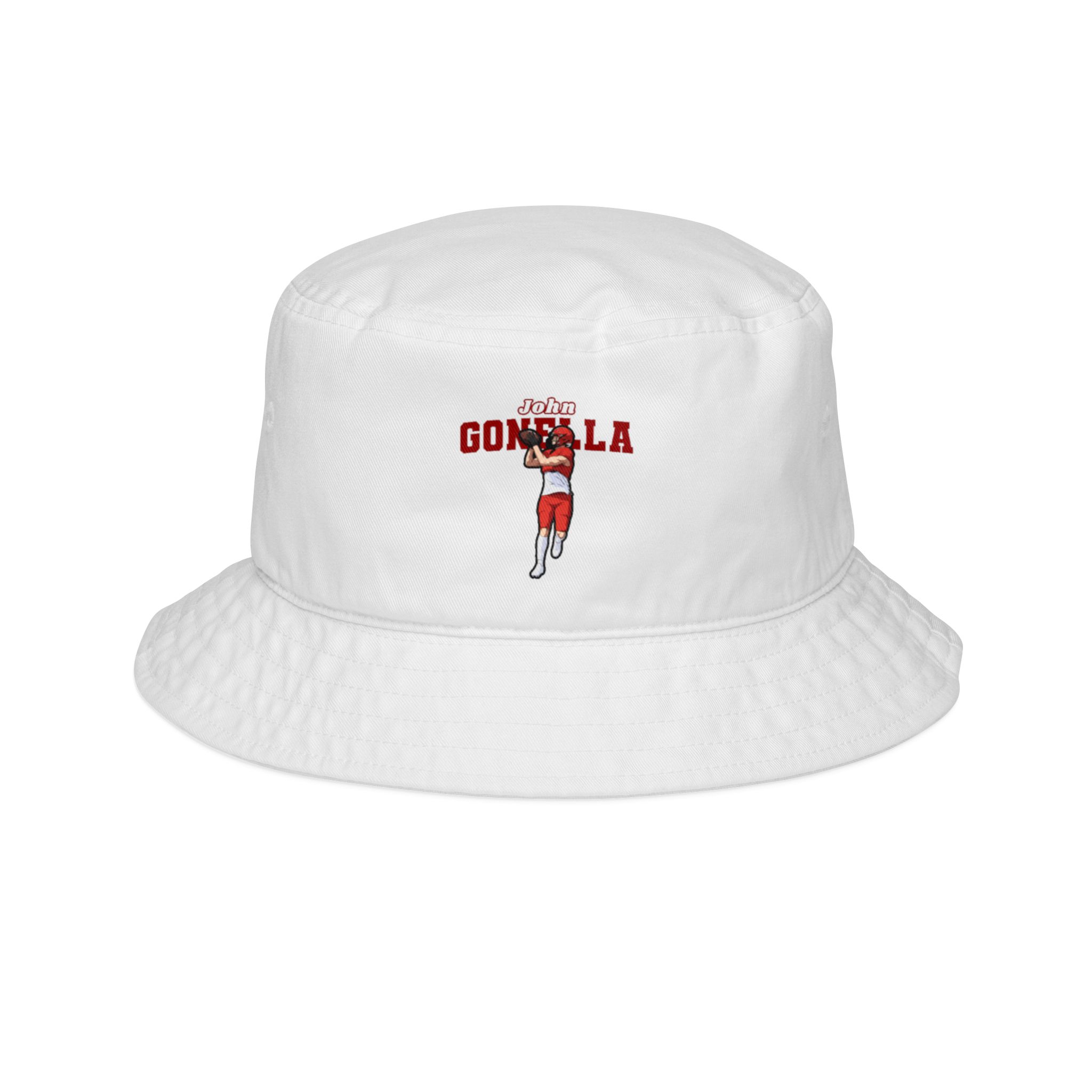 Bucket Hat — character_name_arch in White