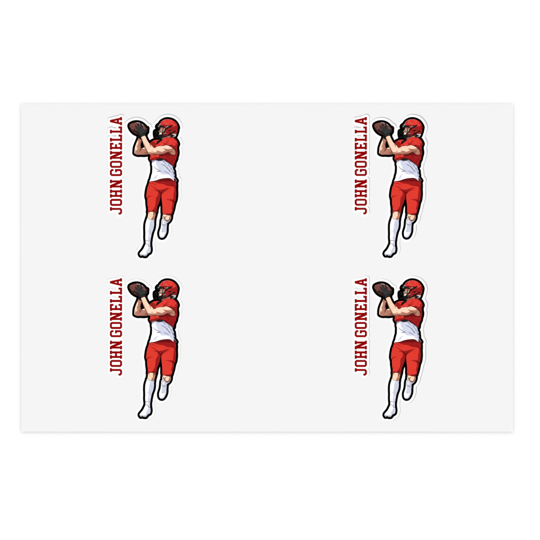Sticker Sheet — character_name_vertical in Classic