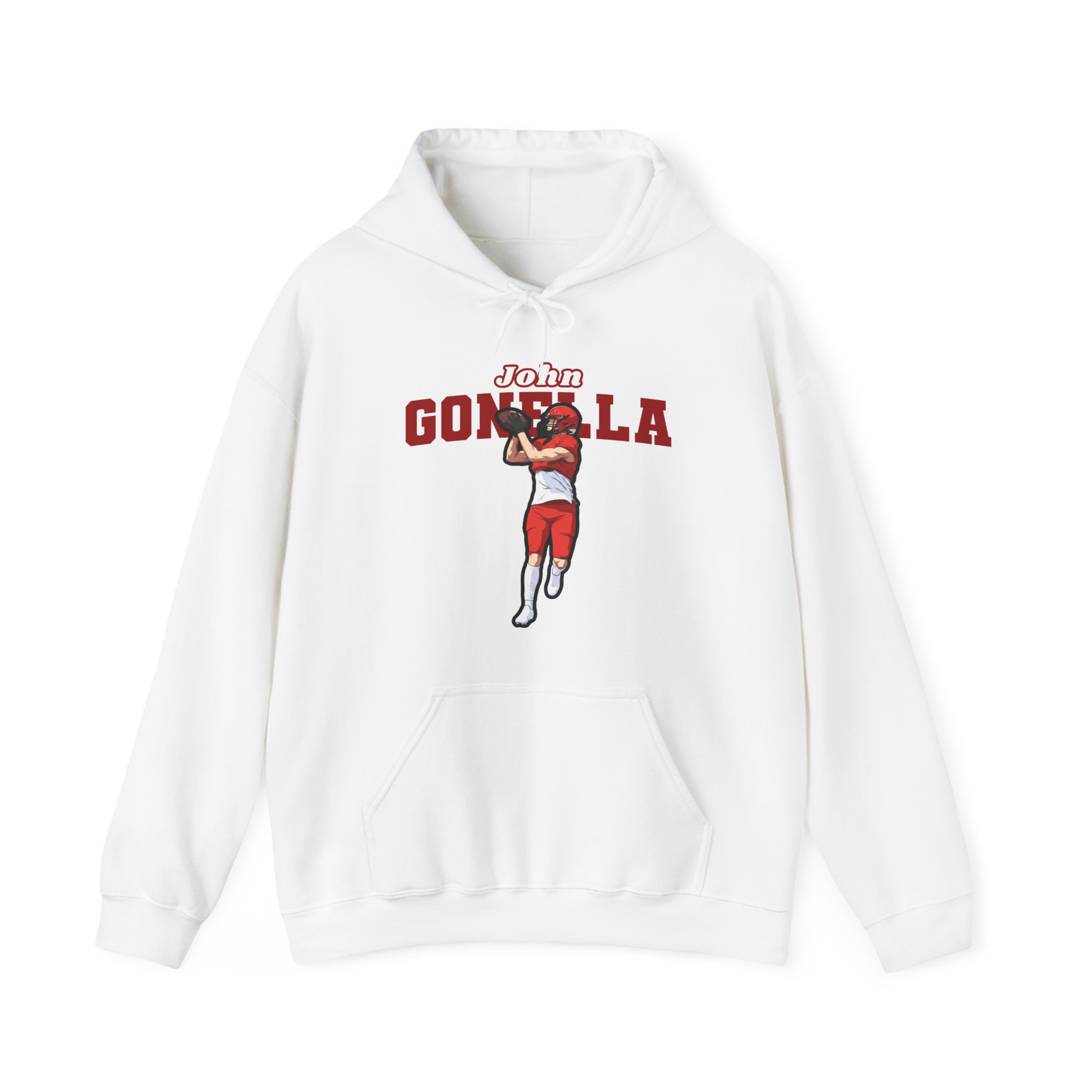 Hoodie — character_name_arch in White