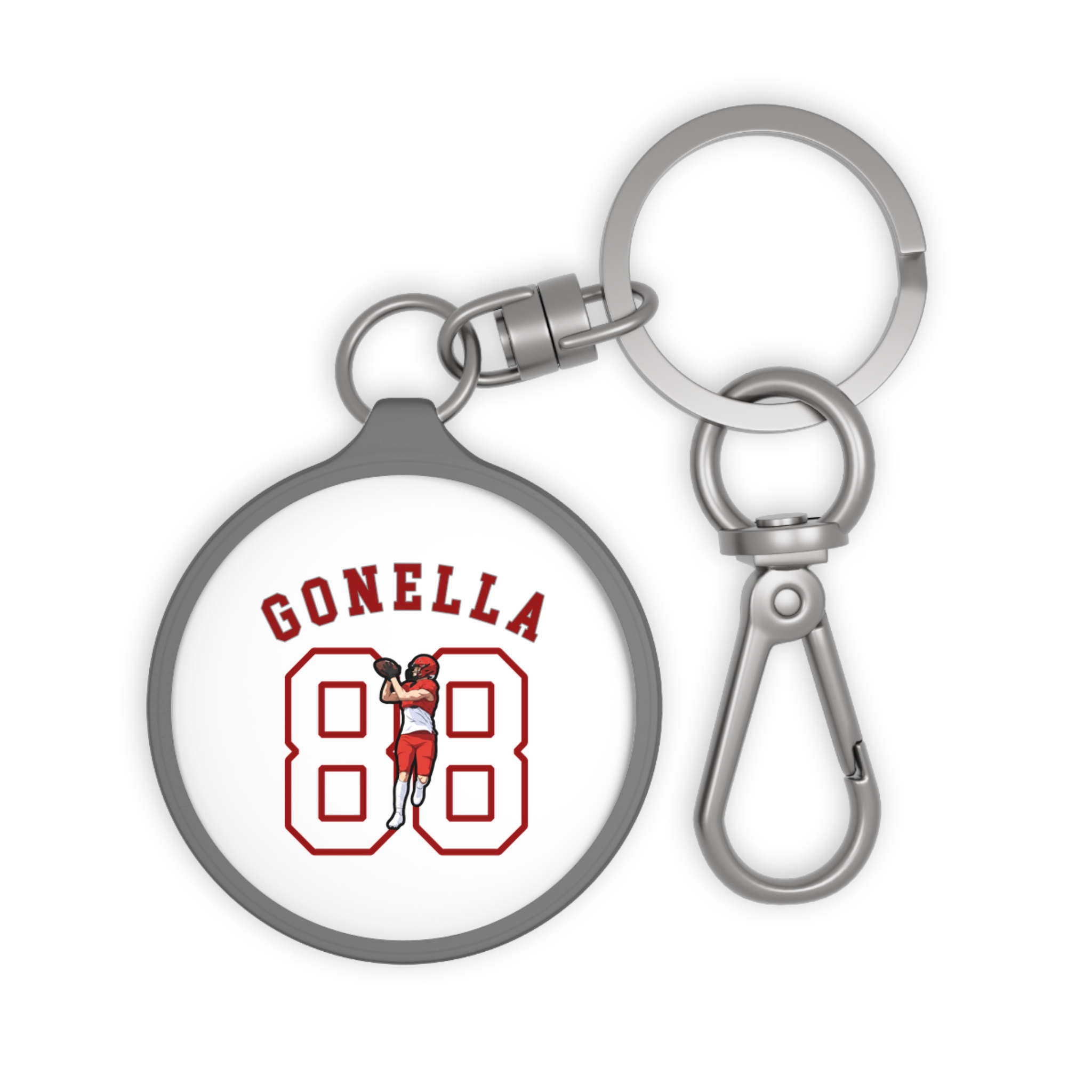 Keychain — character_shirsey_arch in Grey