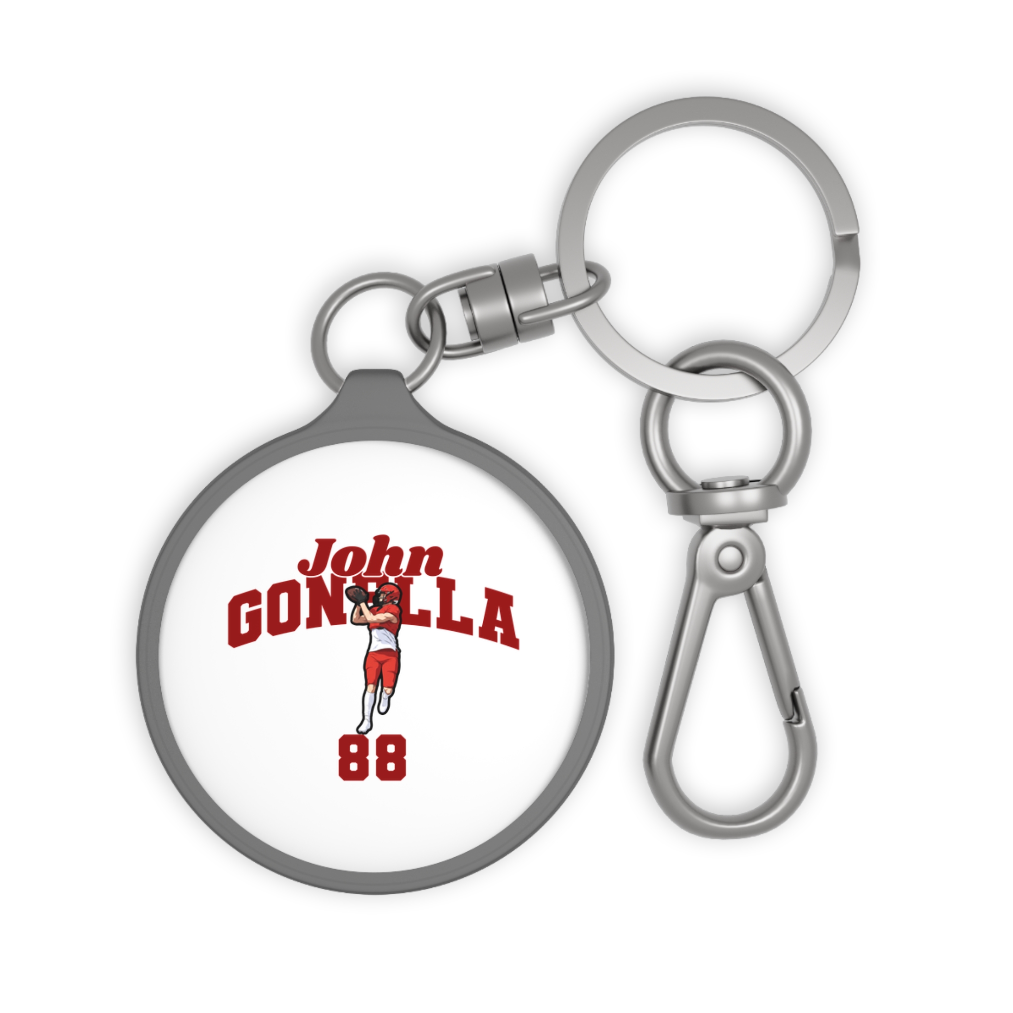 Keychain — character_signature_arch in Grey