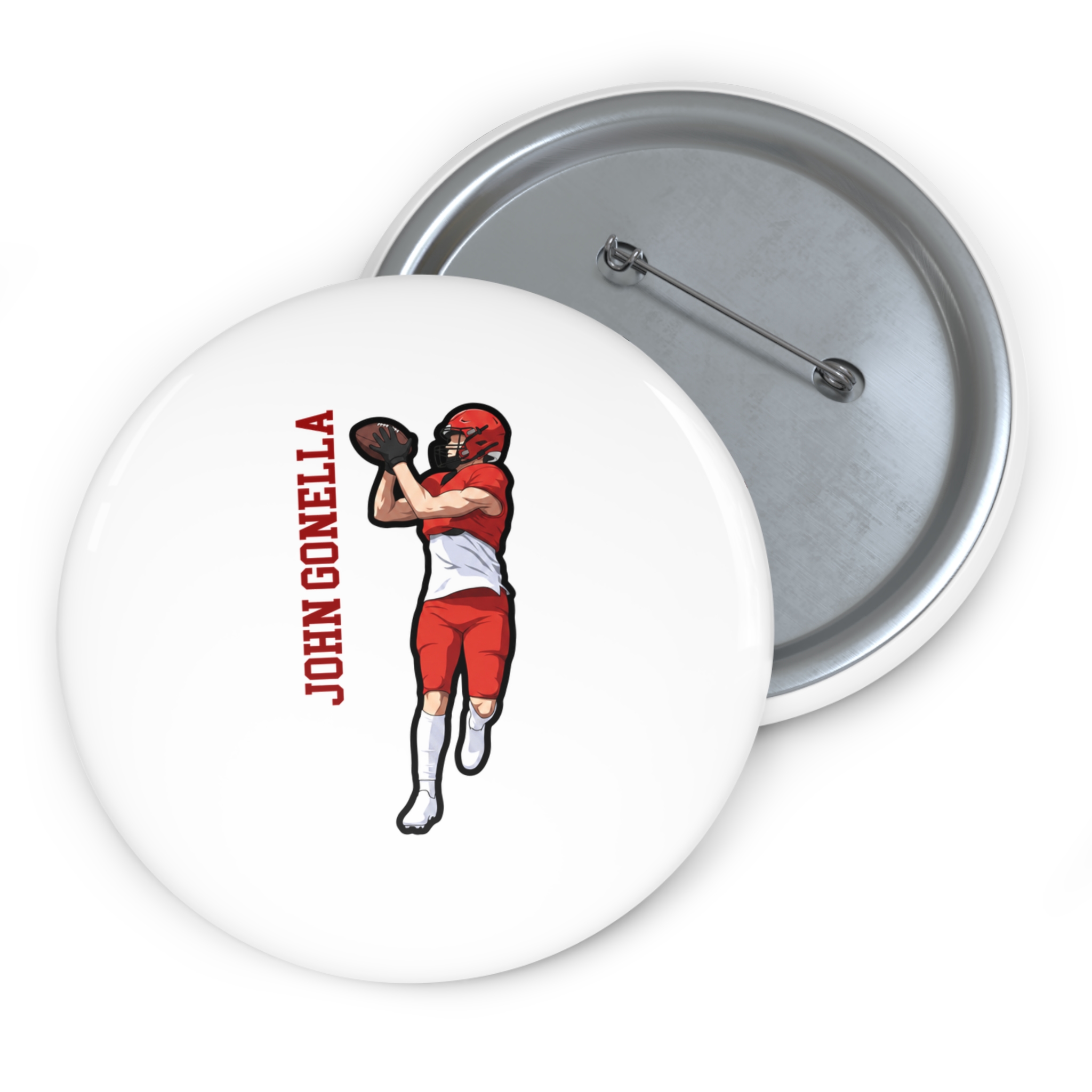 Game Day Pin — character_name_vertical in Classic