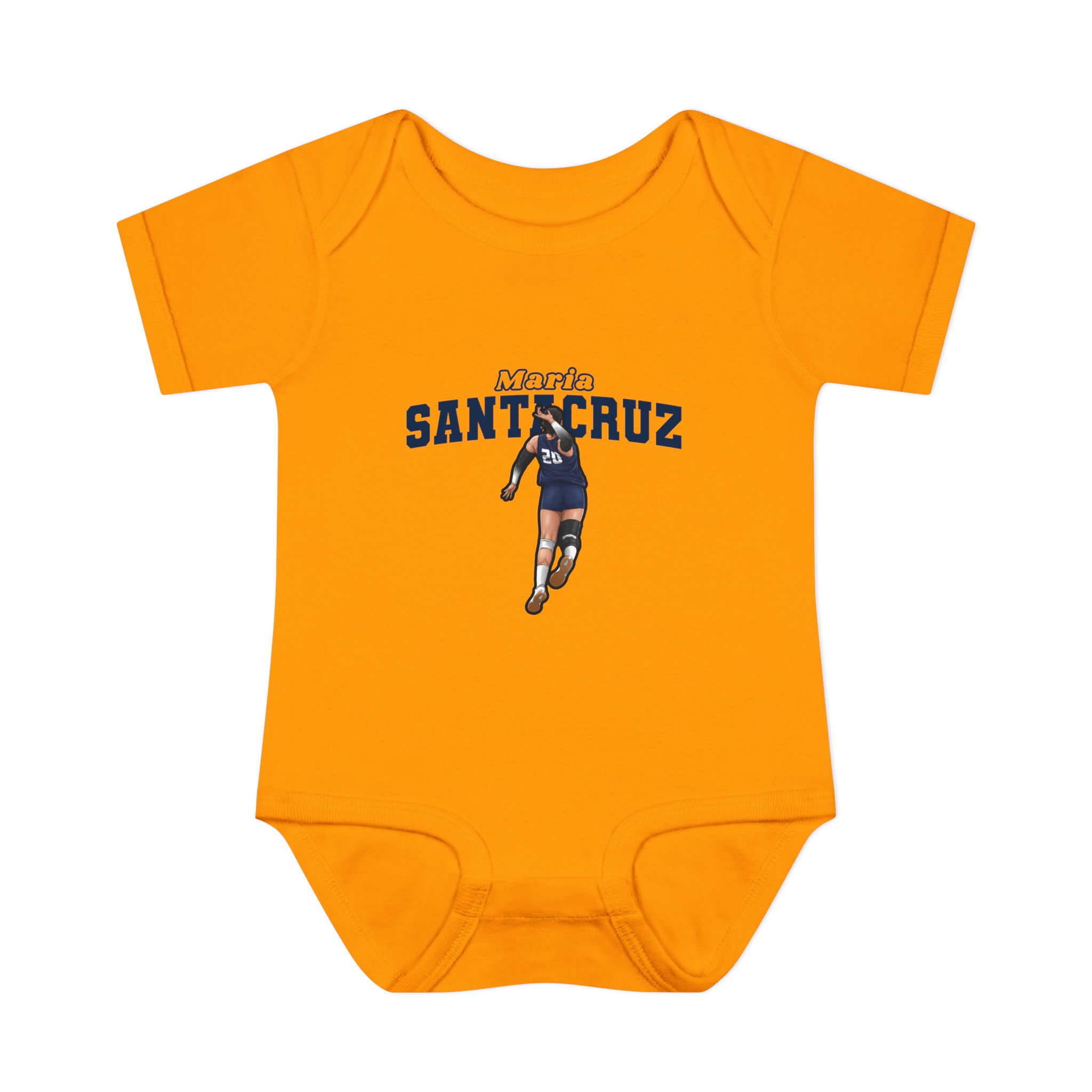 Baby Onesie — character_name_arch in Gold