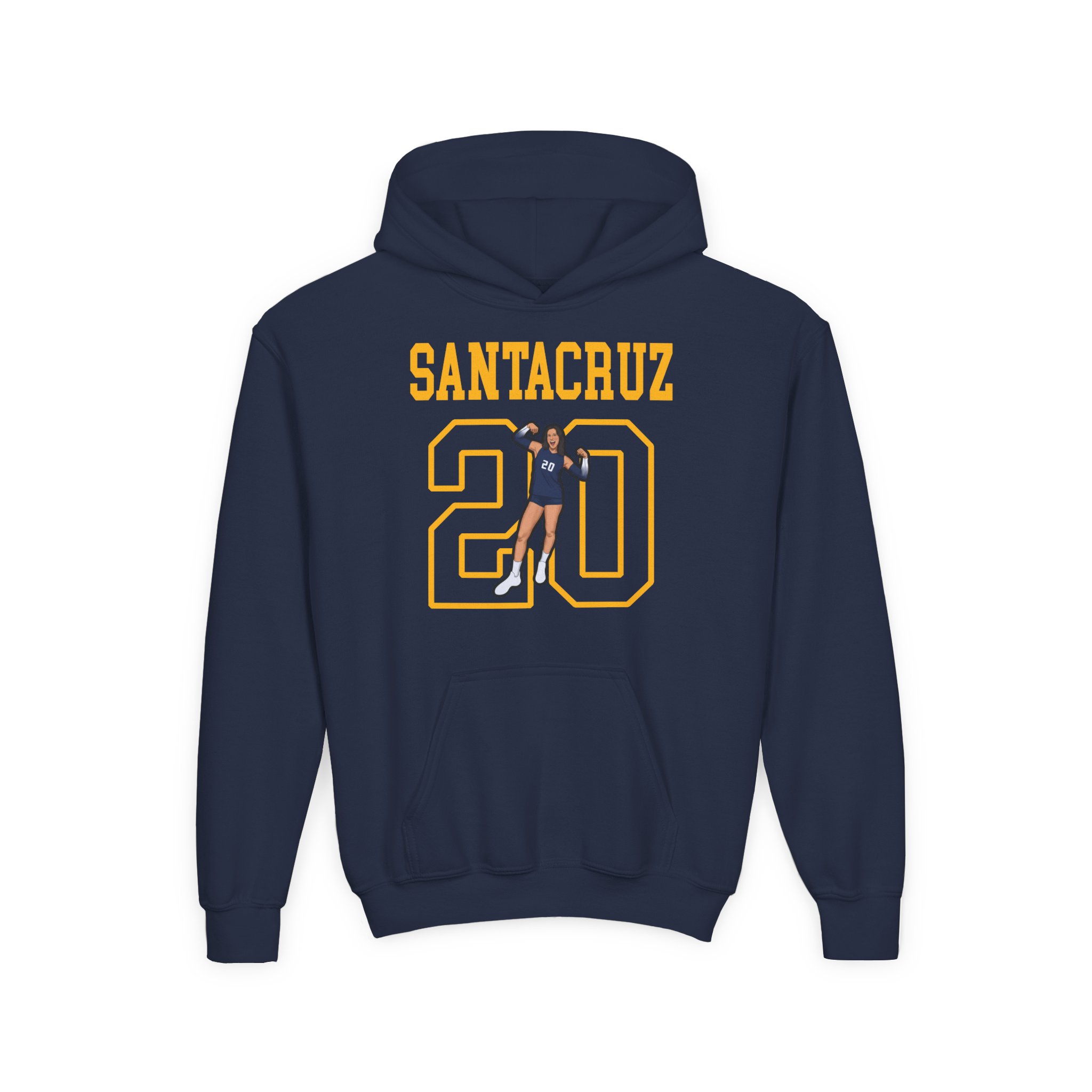 Youth Hoodie — character_shirsey in Navy