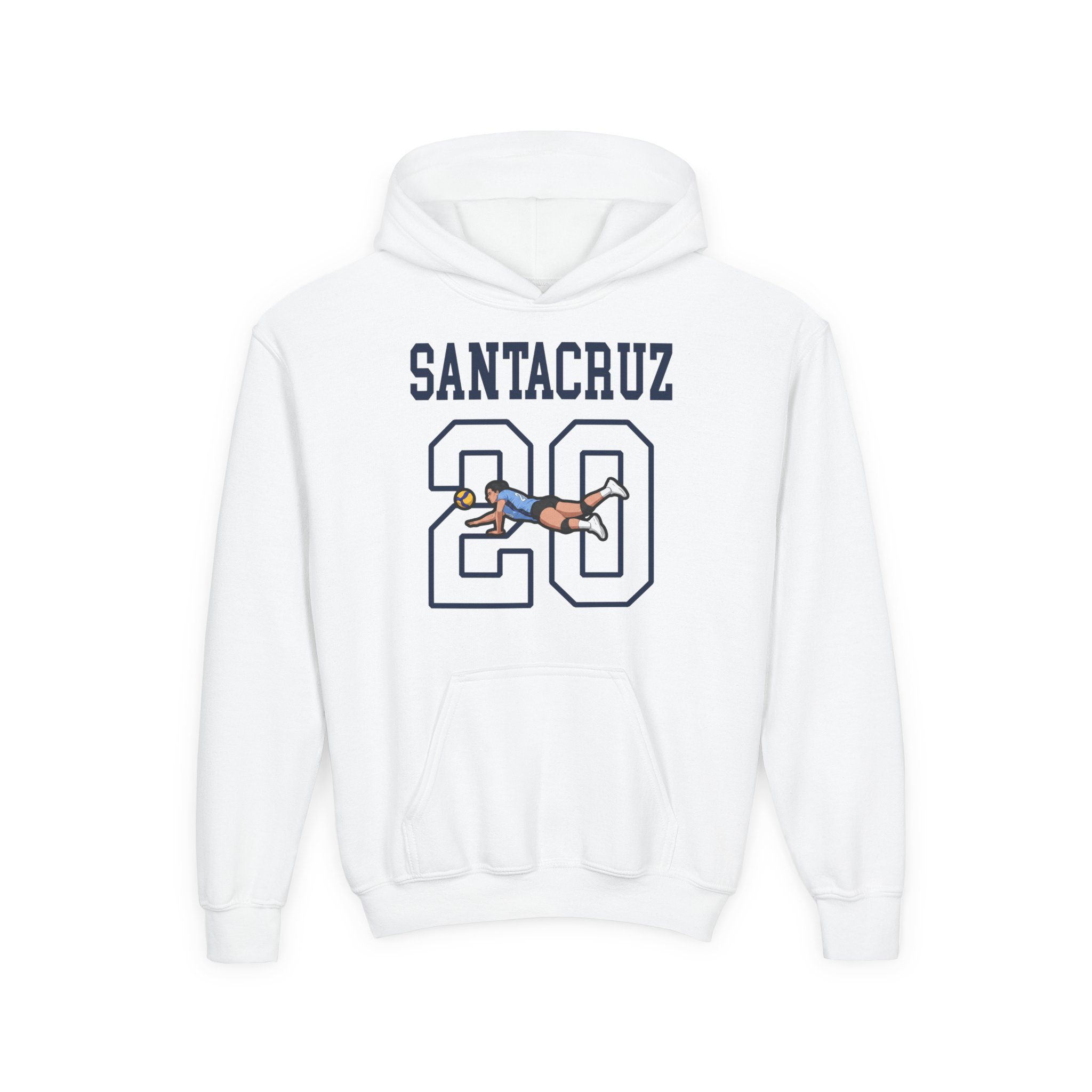 Youth Hoodie — character_shirsey in White