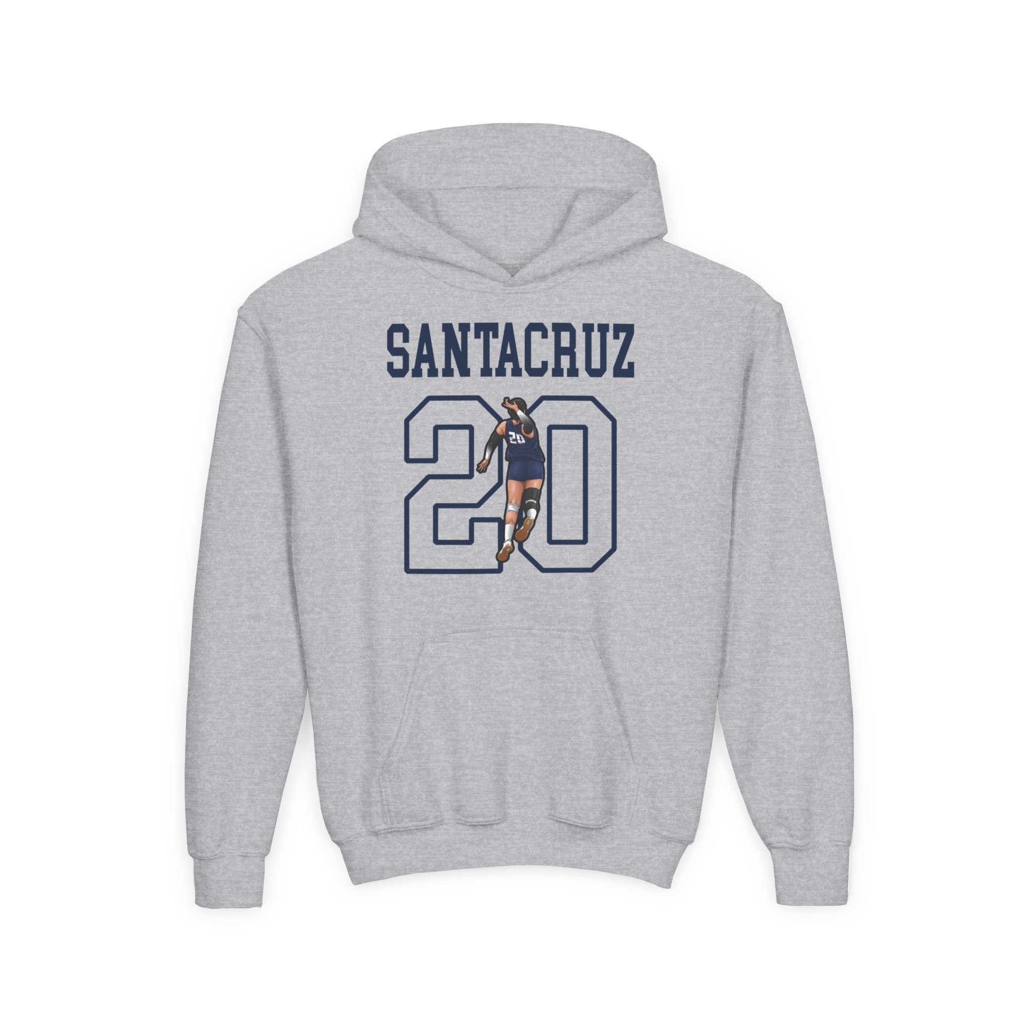 Youth Hoodie — character_shirsey in Grey
