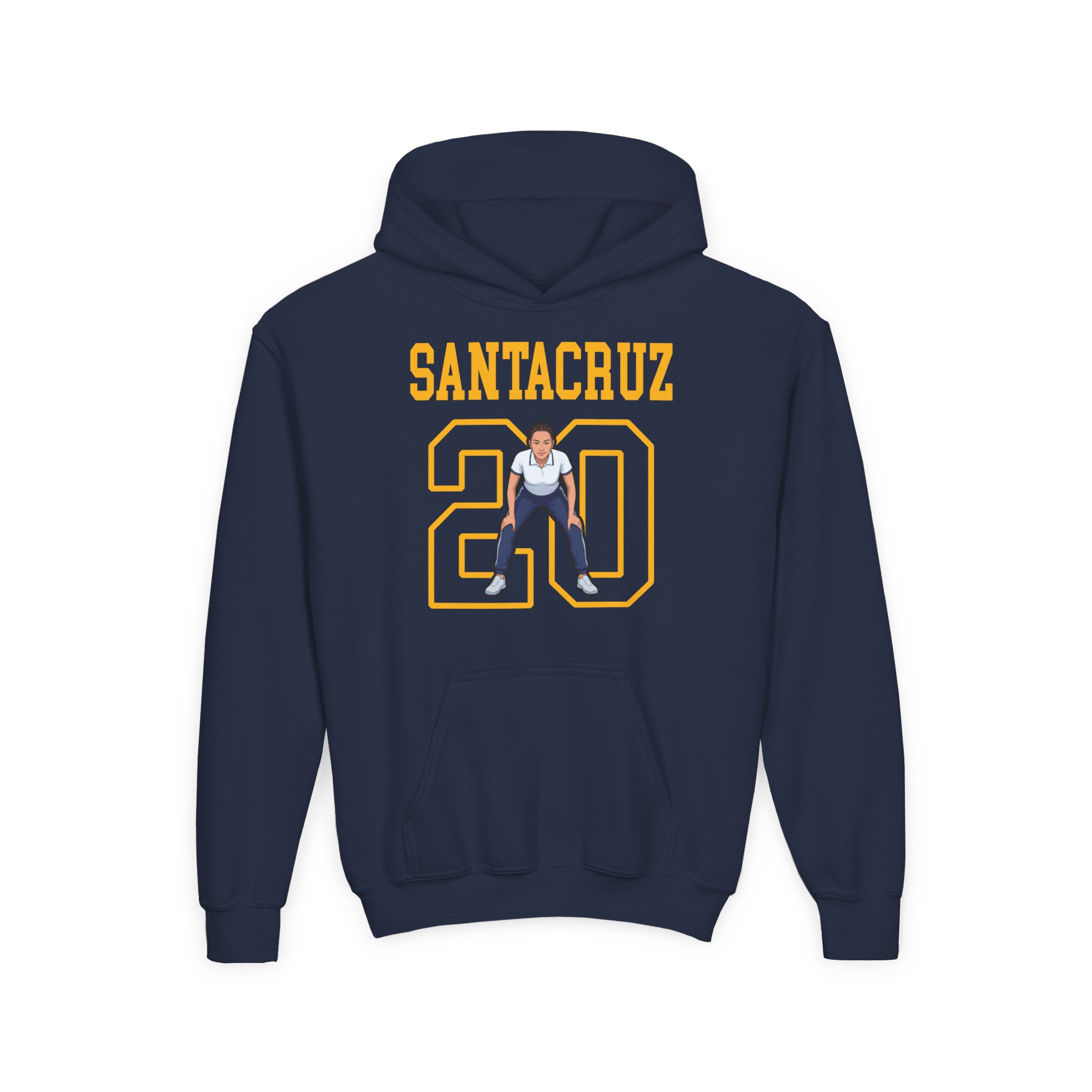 Youth Hoodie — character_shirsey in Navy