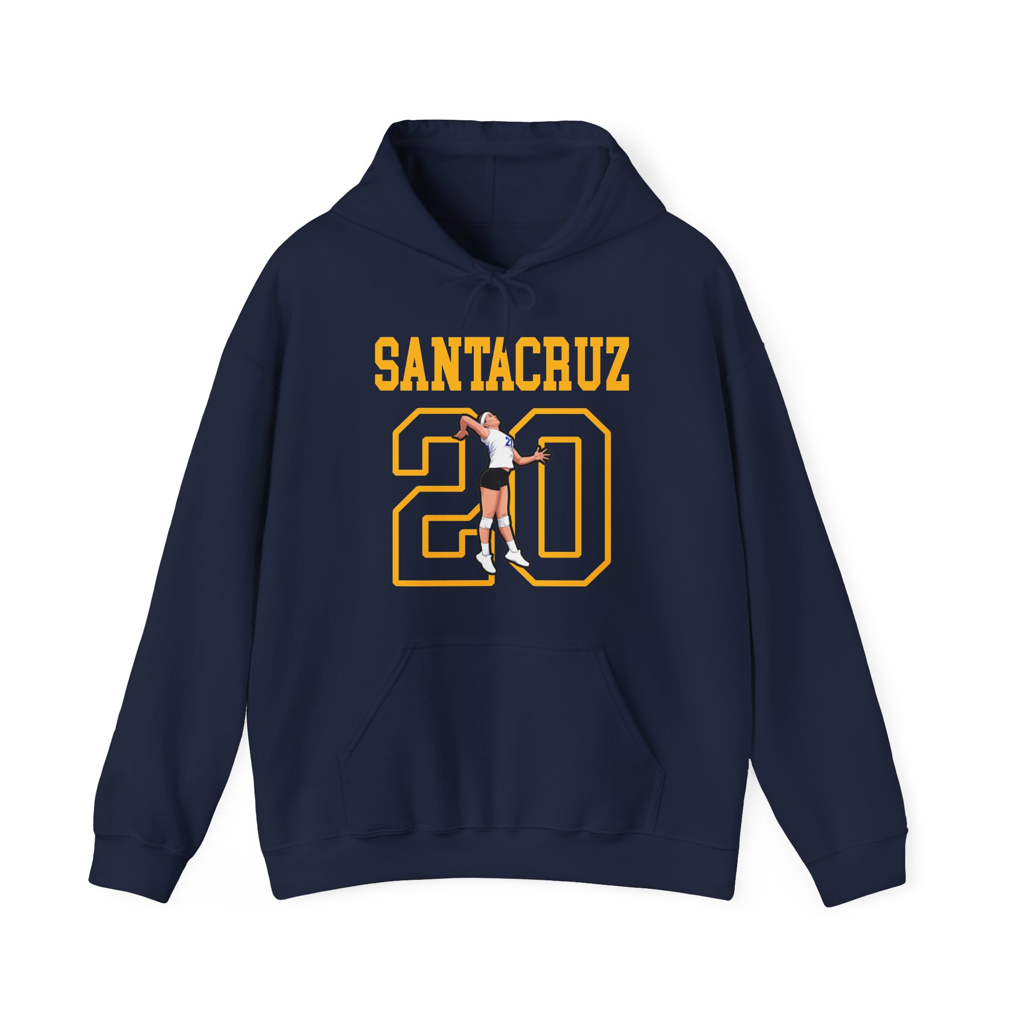 Hoodie — character_shirsey in Navy