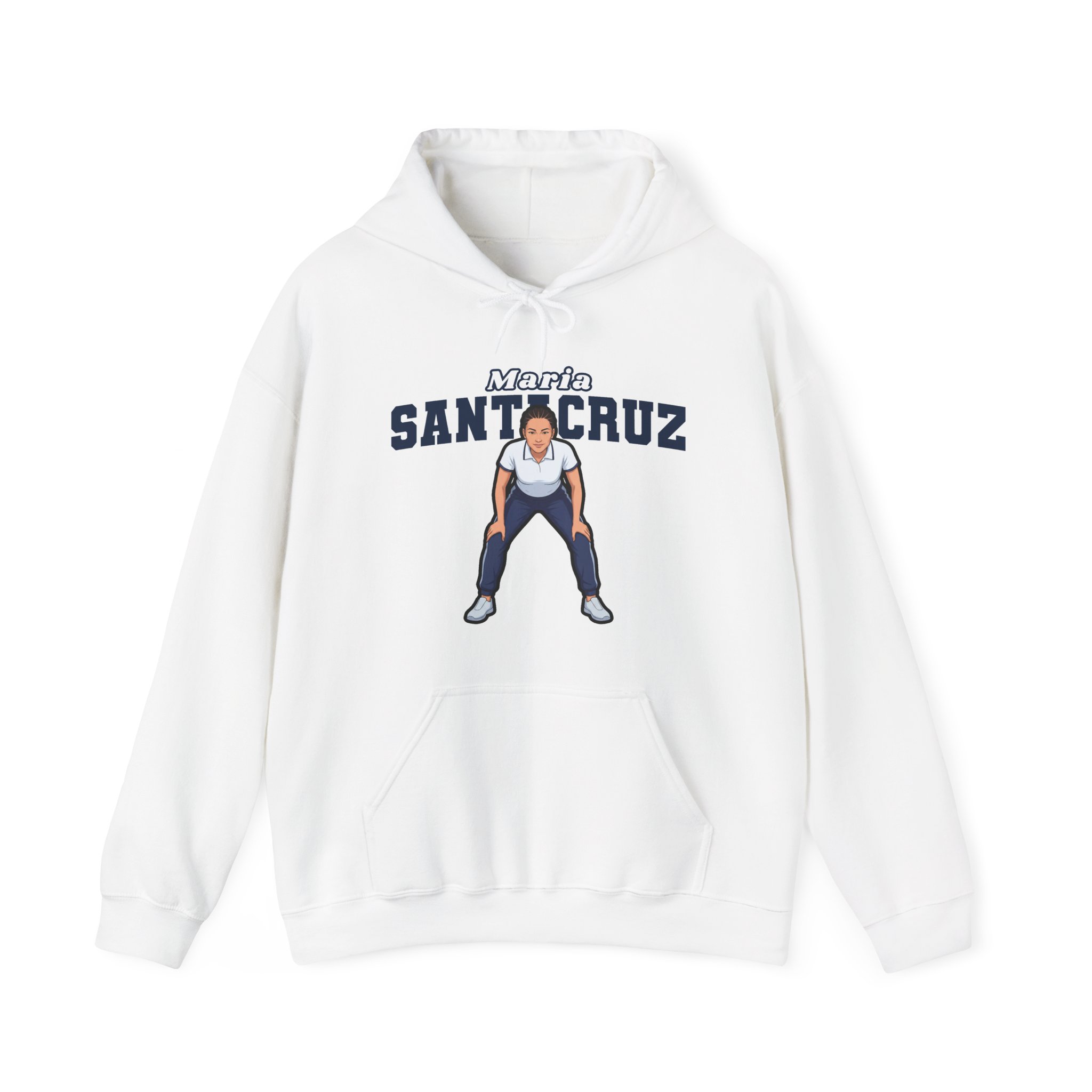 Hoodie — character_name_arch in White
