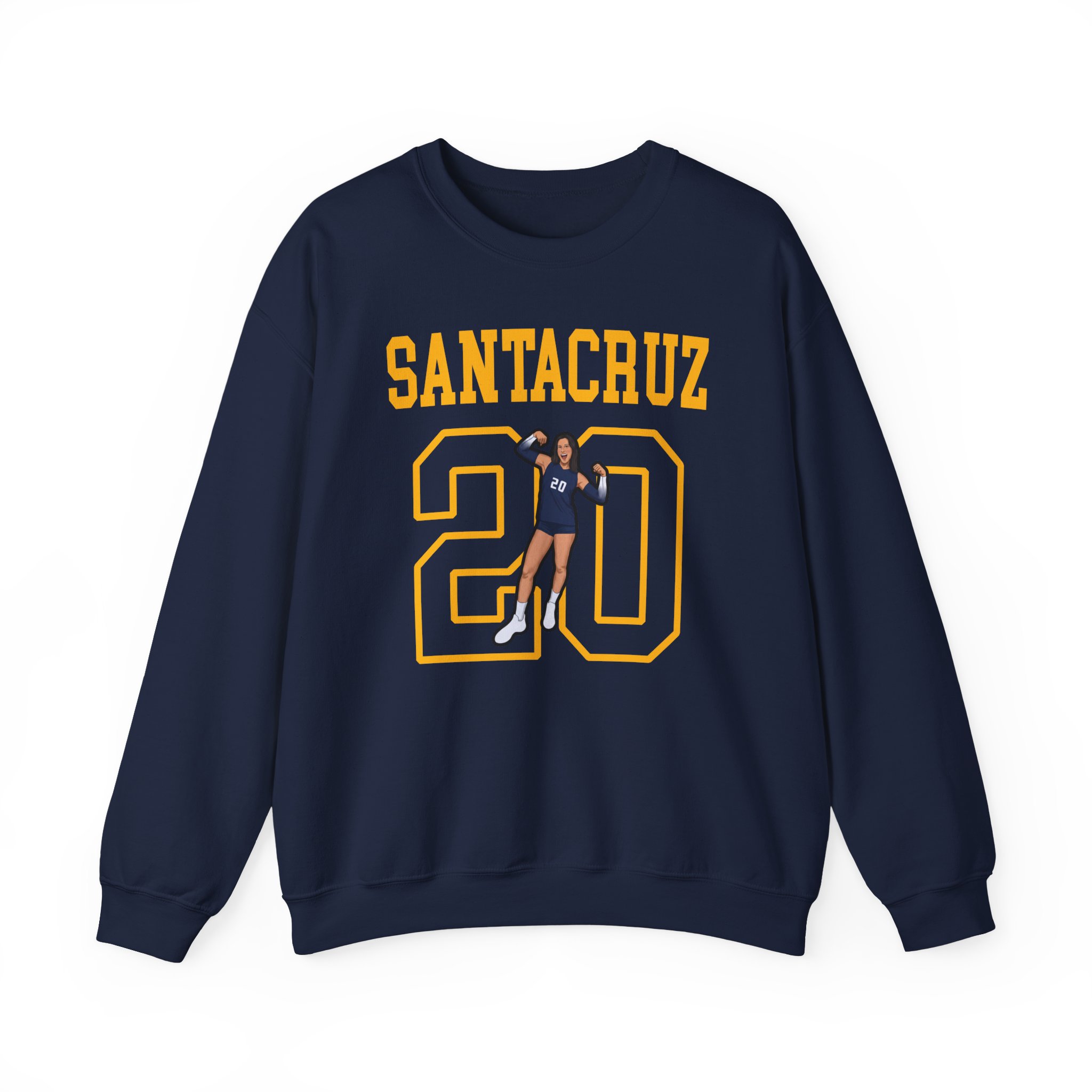 Crewneck Sweatshirt — character_shirsey in Navy
