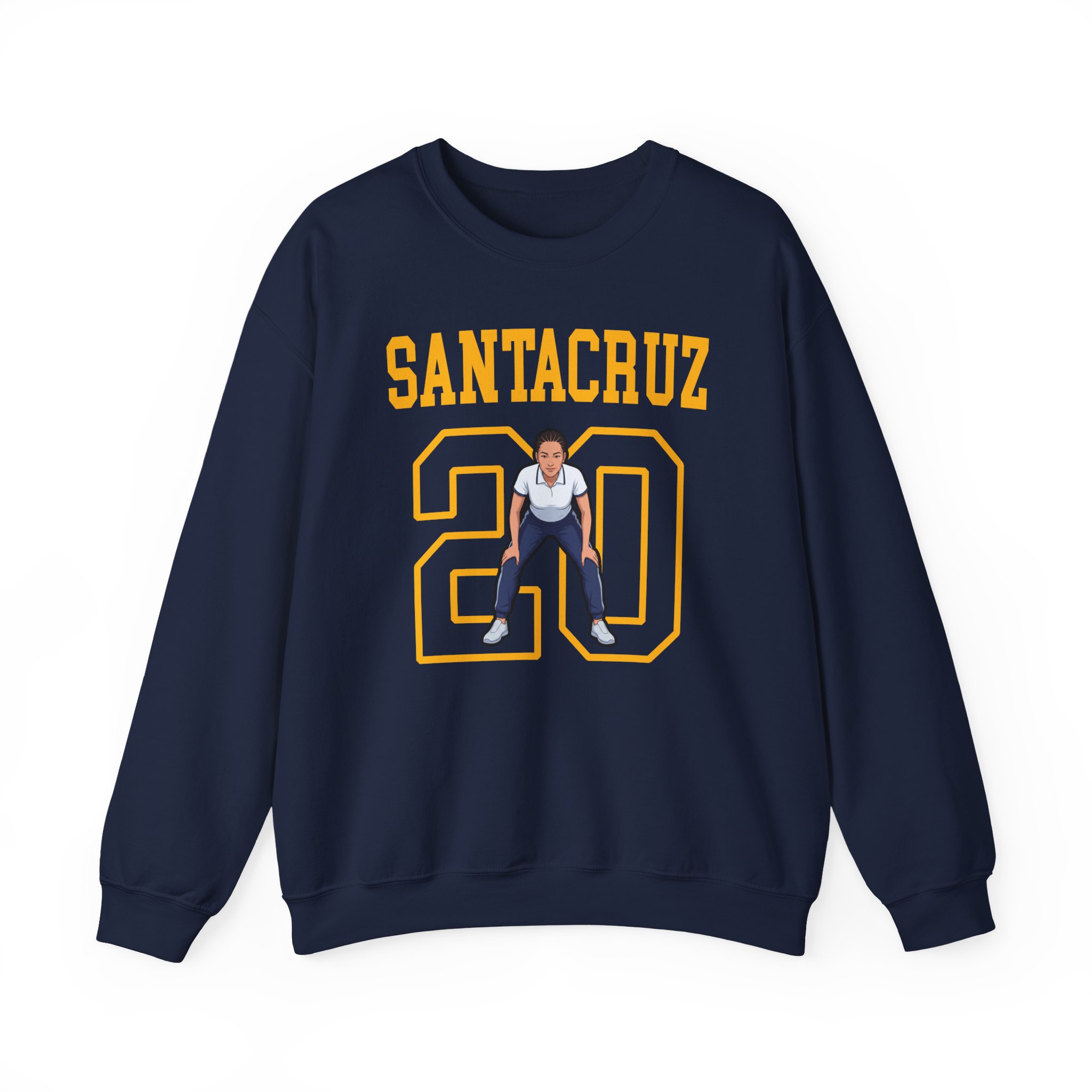 Crewneck Sweatshirt — character_shirsey in Navy