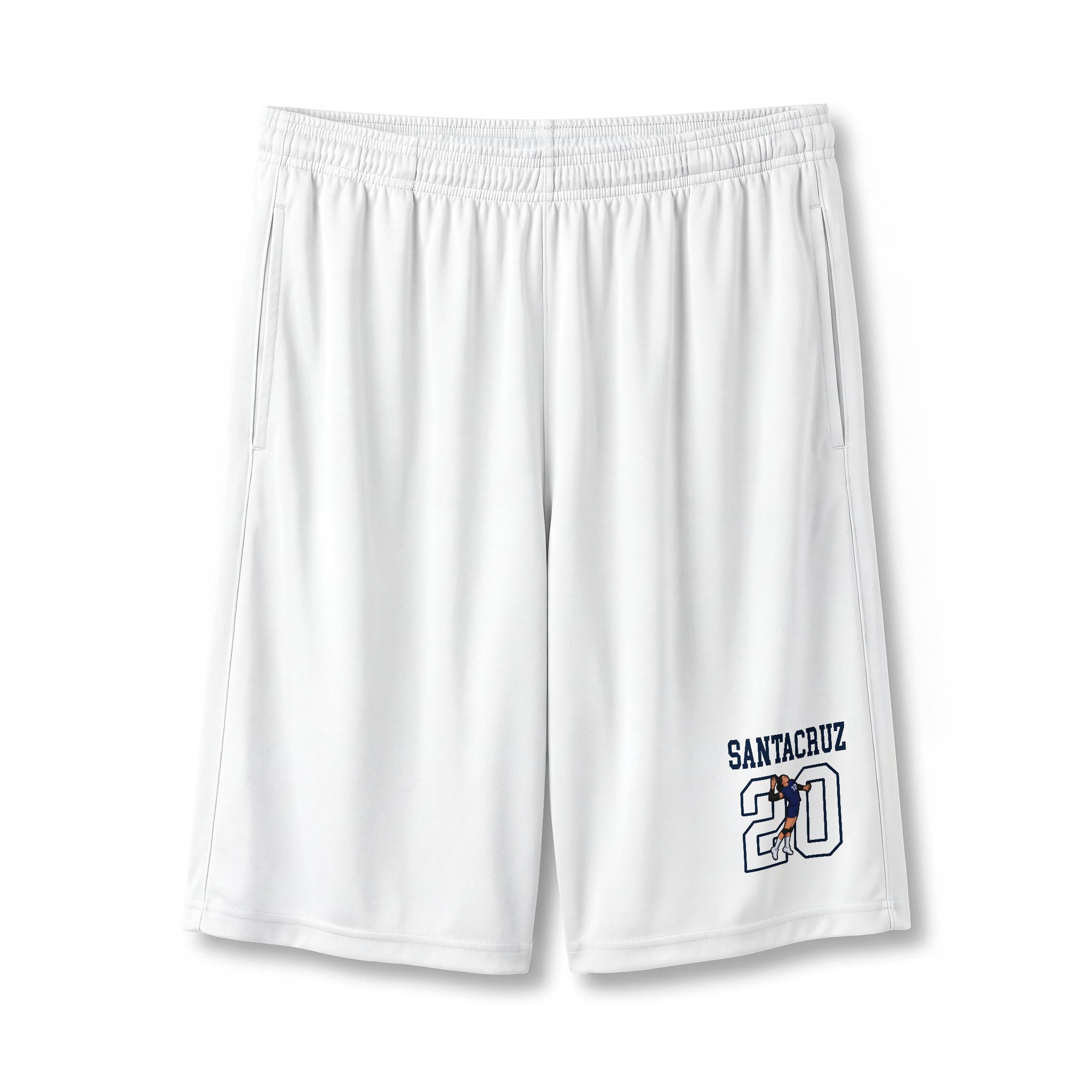 Shorts — character_shirsey in White