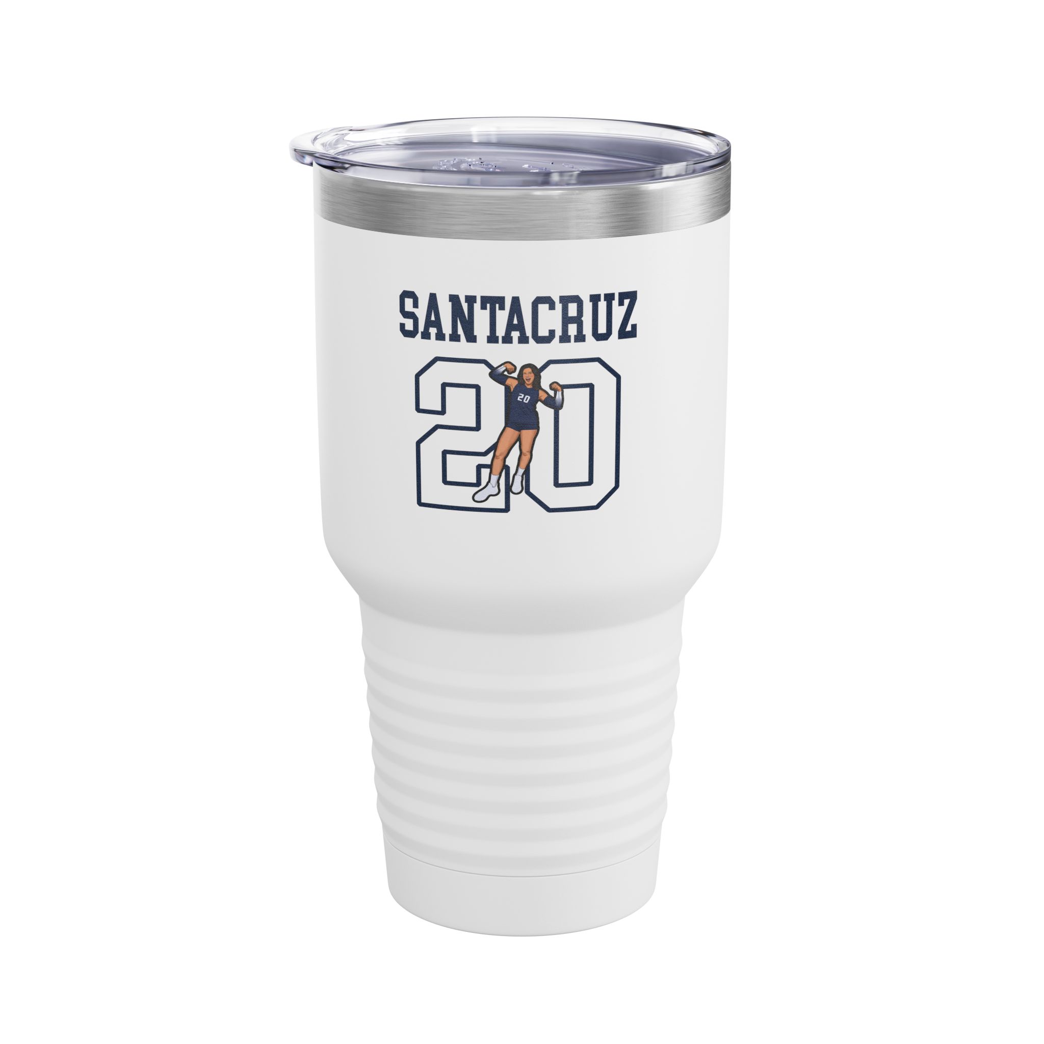 30oz Tumbler — character_shirsey in White