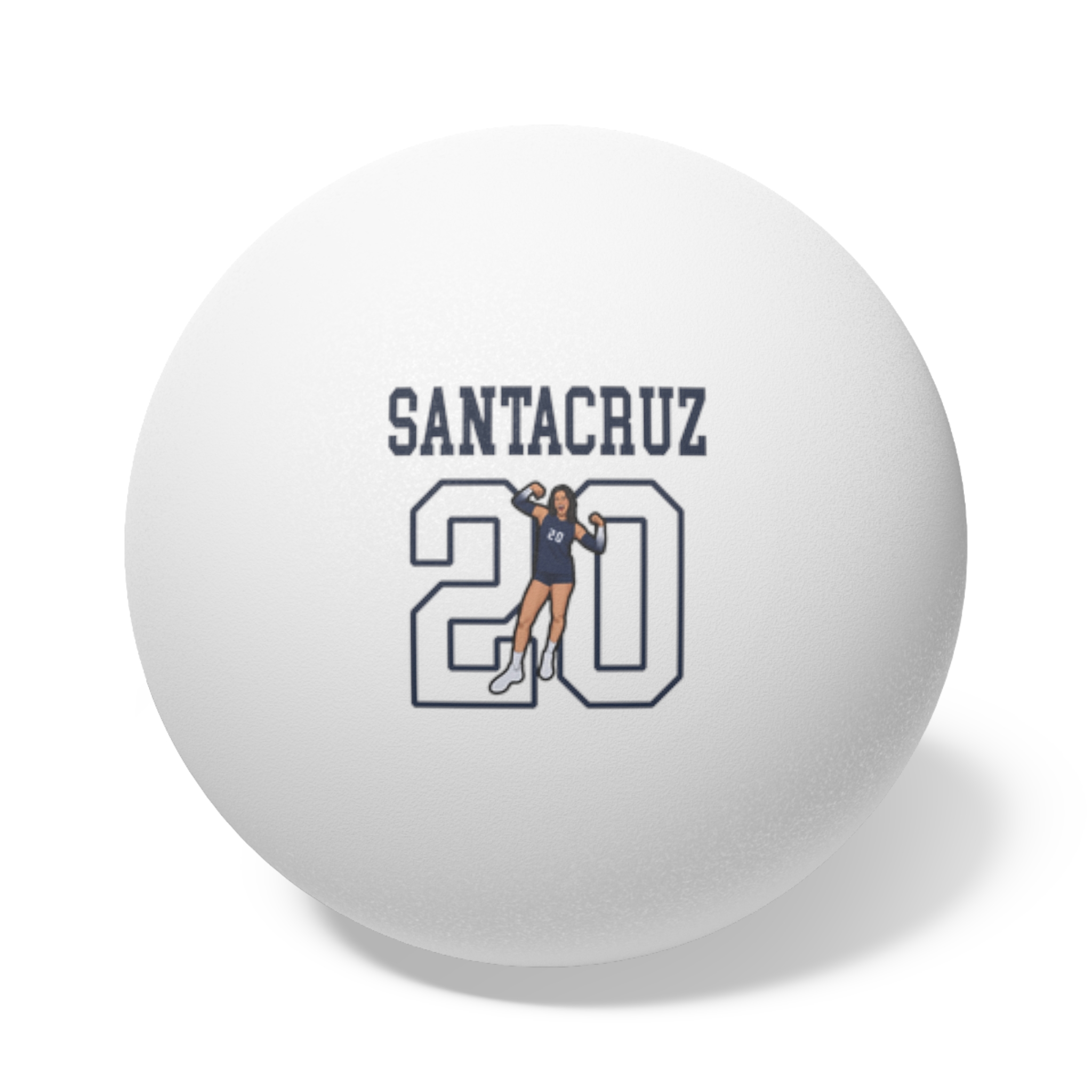 Ping Pong Balls, 6 pcs — character_shirsey in White
