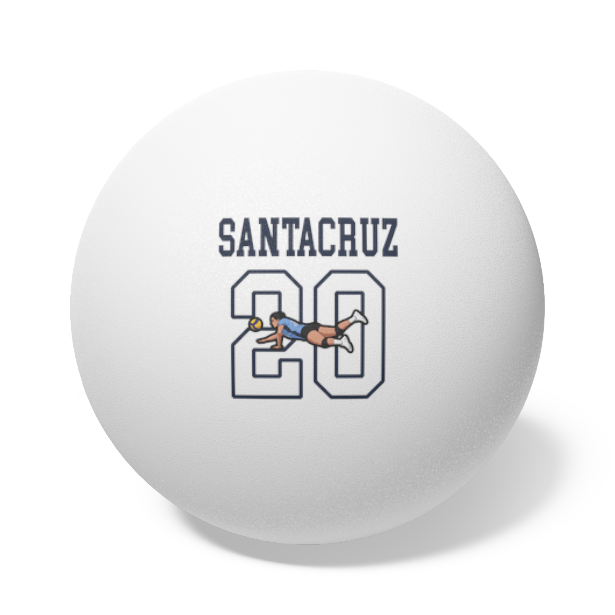 Ping Pong Balls, 6 pcs — character_shirsey in White