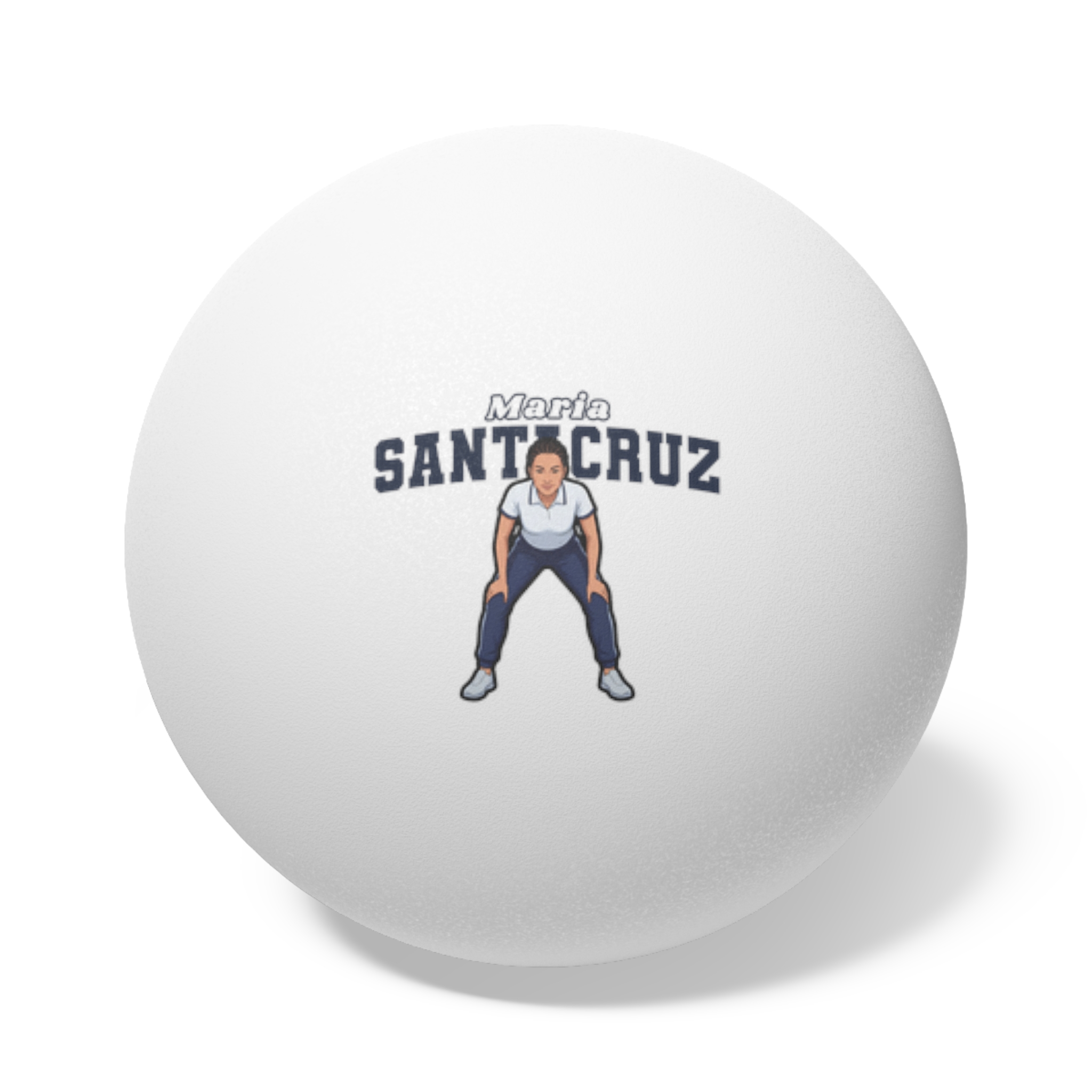 Ping Pong Balls, 6 pcs — character_name_arch in White