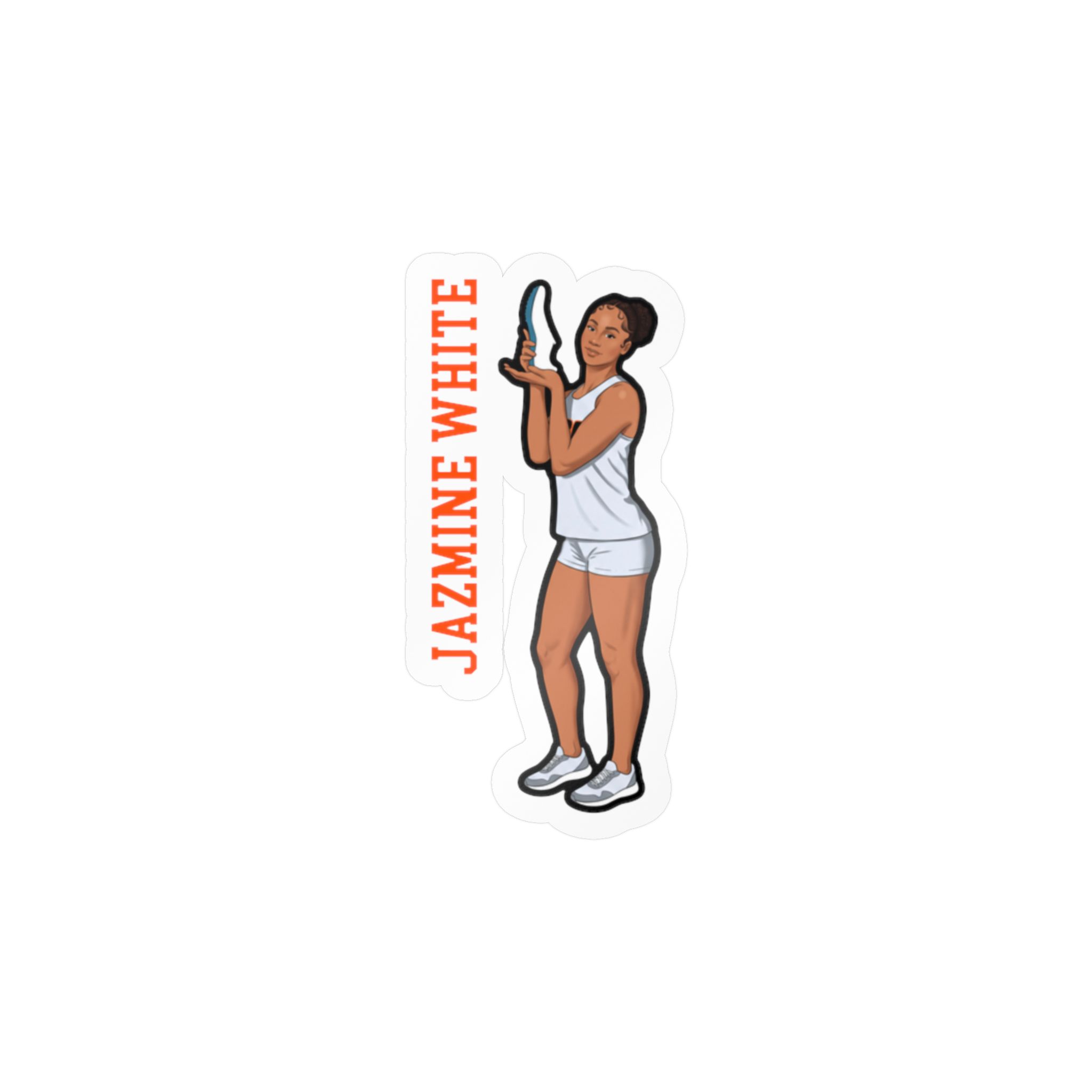 Vinyl Sticker — character_name_vertical in Classic