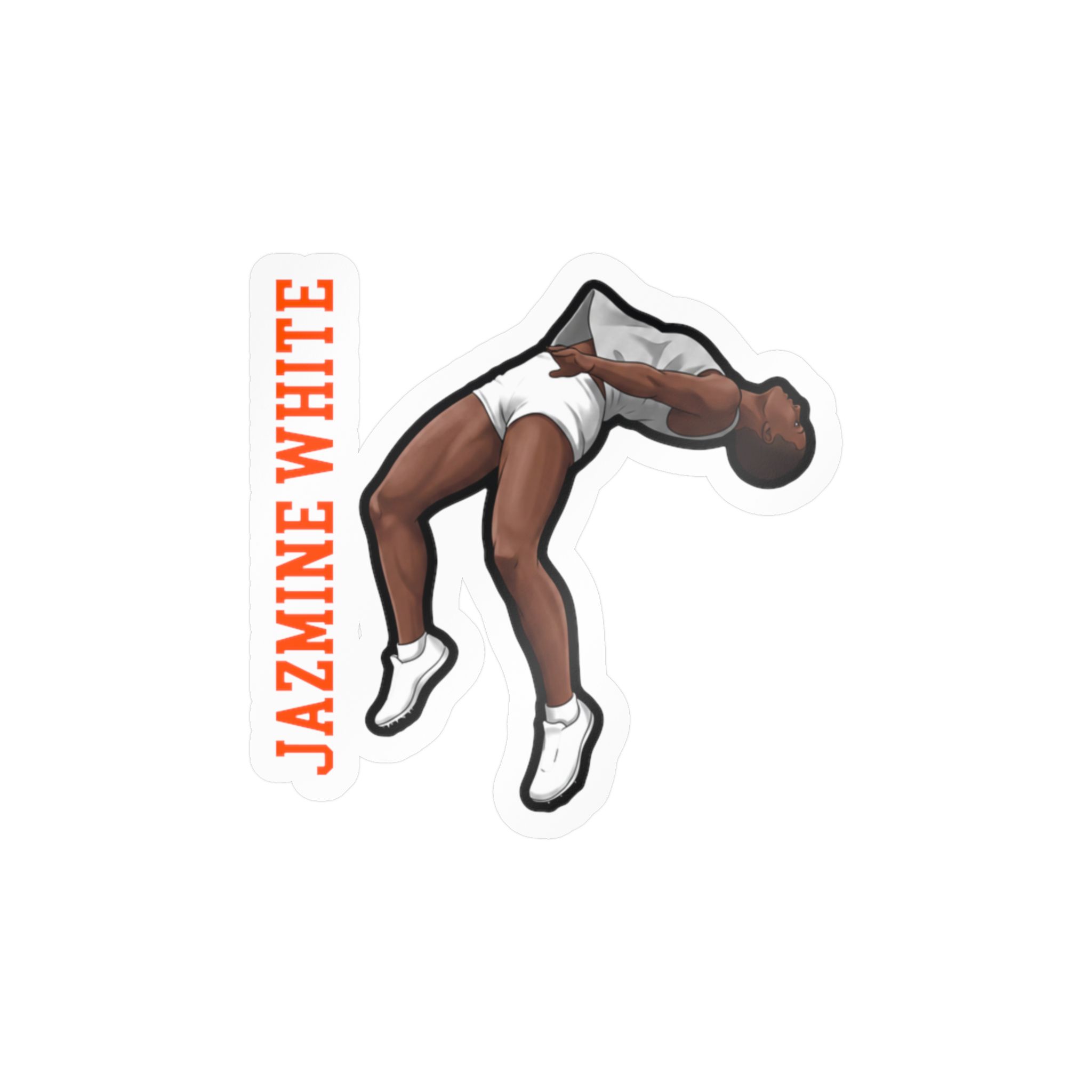 Vinyl Sticker — character_name_vertical in Classic