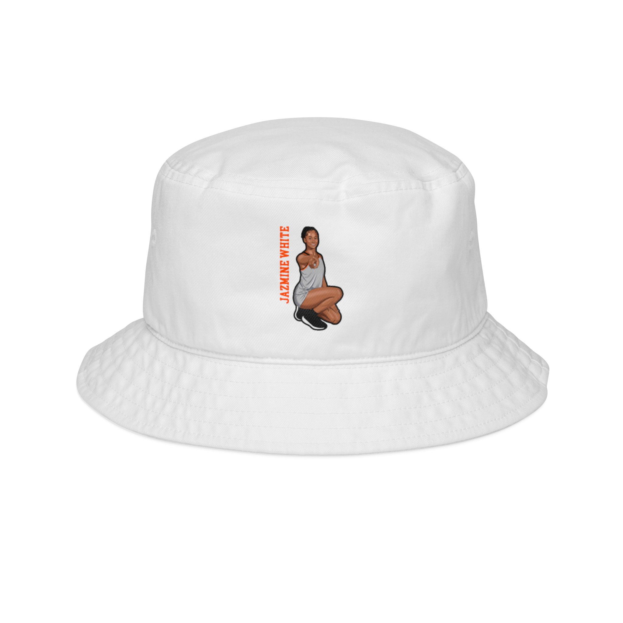 Bucket Hat — character_name_vertical in White
