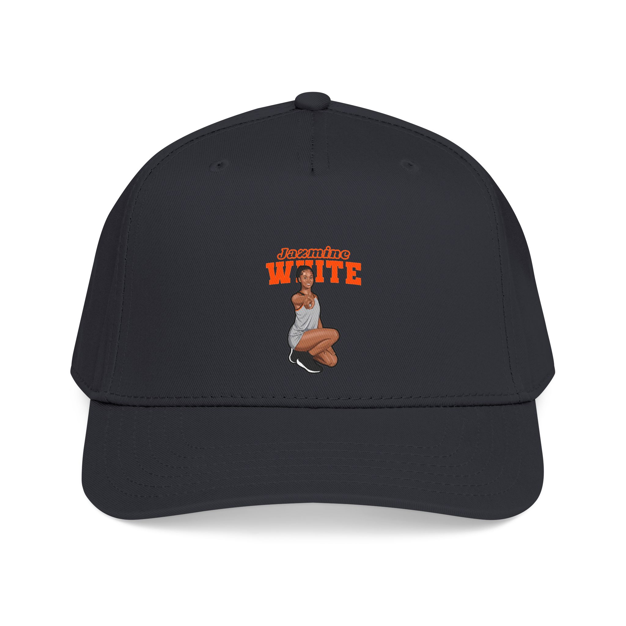 Baseball Cap — character_name_arch in Black