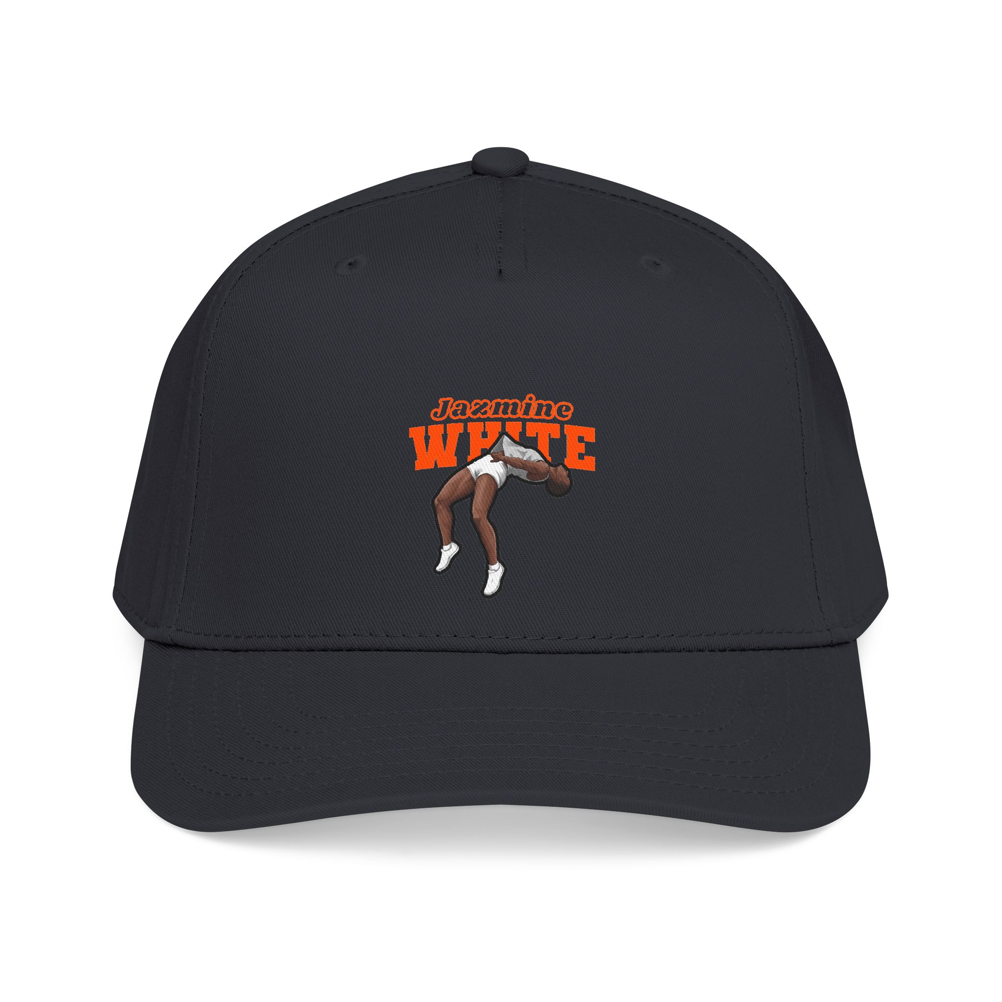 Baseball Cap — character_name_arch in Black