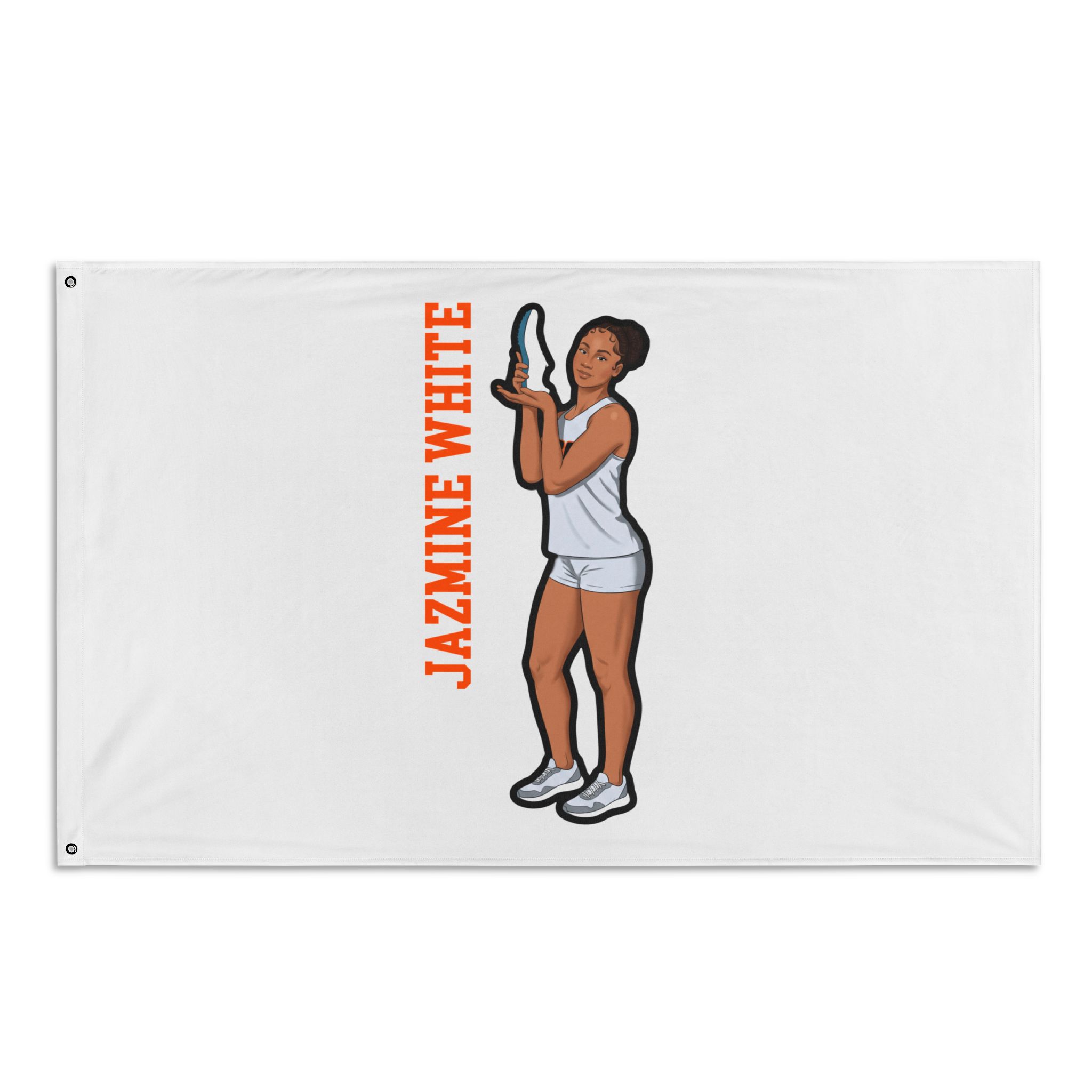 Flag (35 × 56 in) — character_name_vertical in Classic