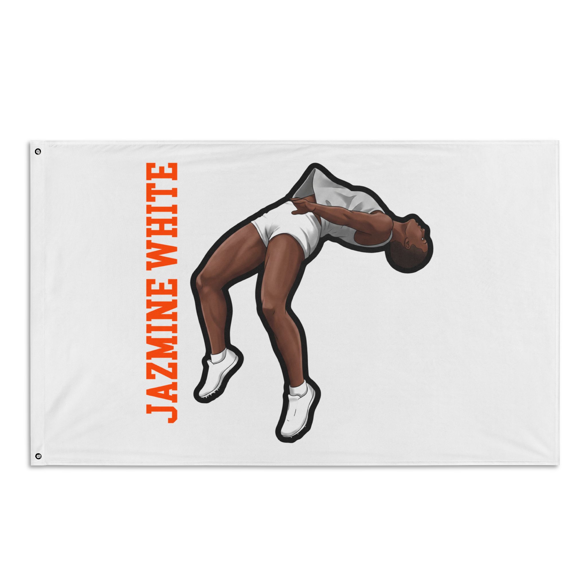 Flag (35 × 56 in) — character_name_vertical in Classic
