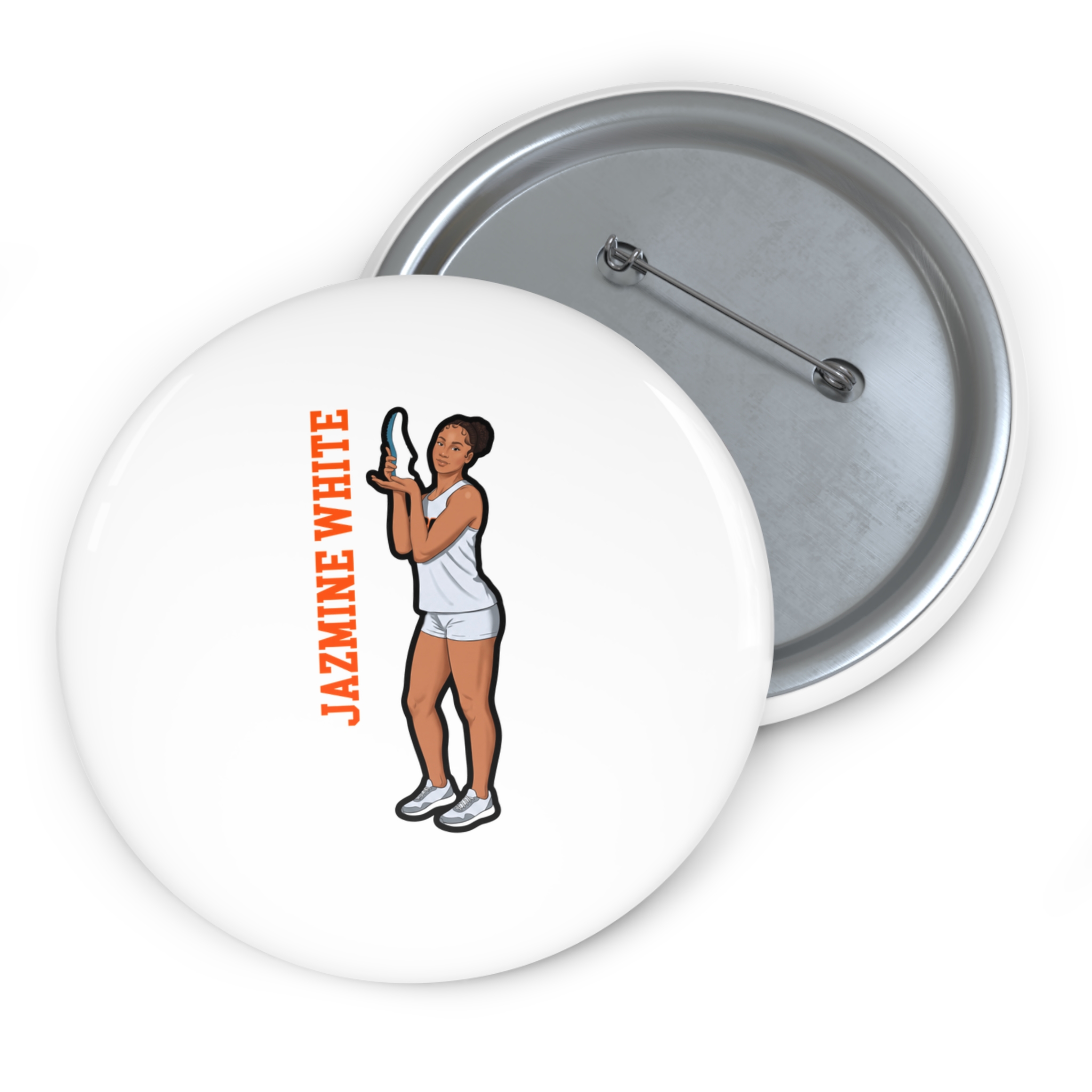 Game Day Pin — character_name_vertical in Classic