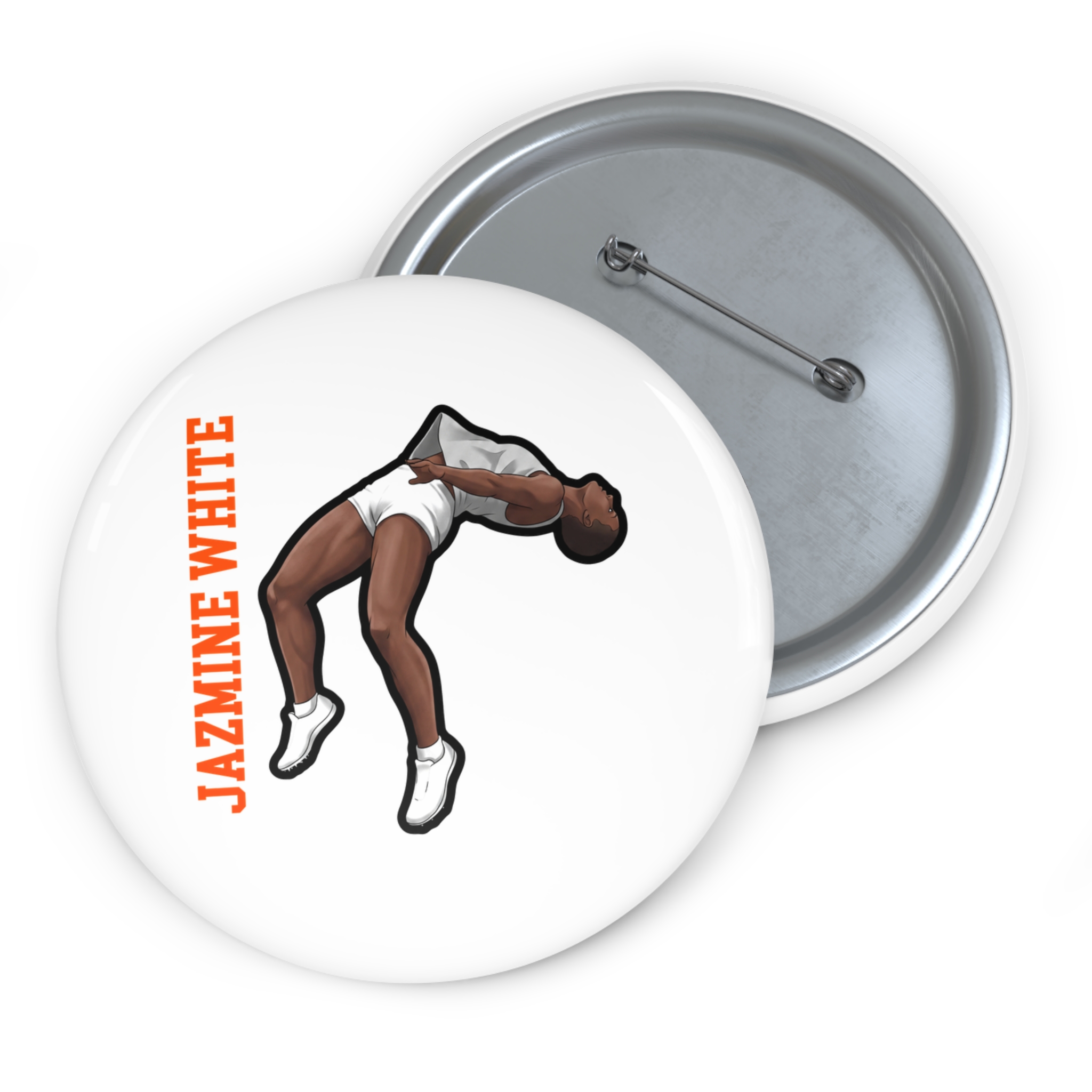 Game Day Pin — character_name_vertical in Classic