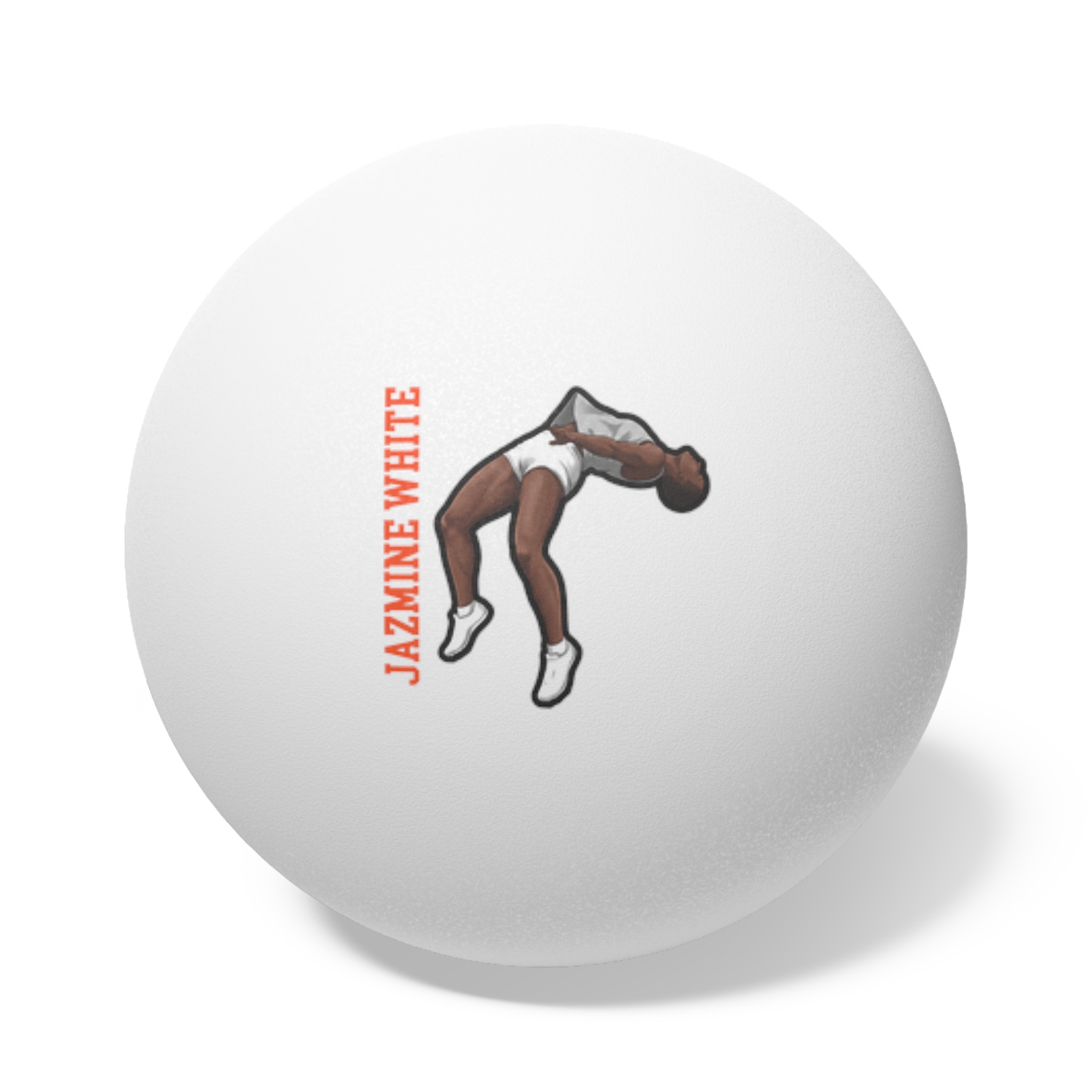 Ping Pong Balls, 6 pcs — character_name_vertical in White