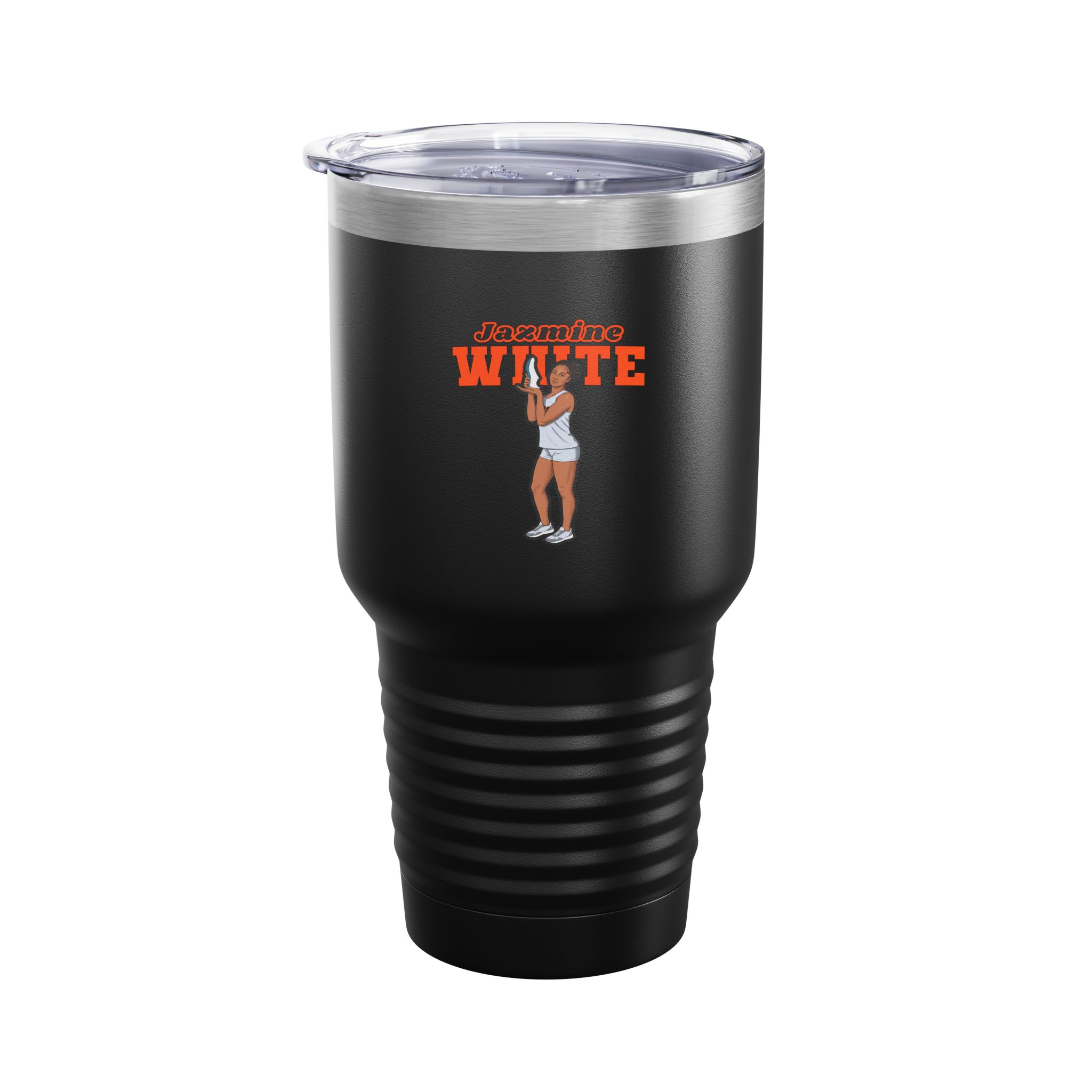 30oz Tumbler — character_name_arch in Black