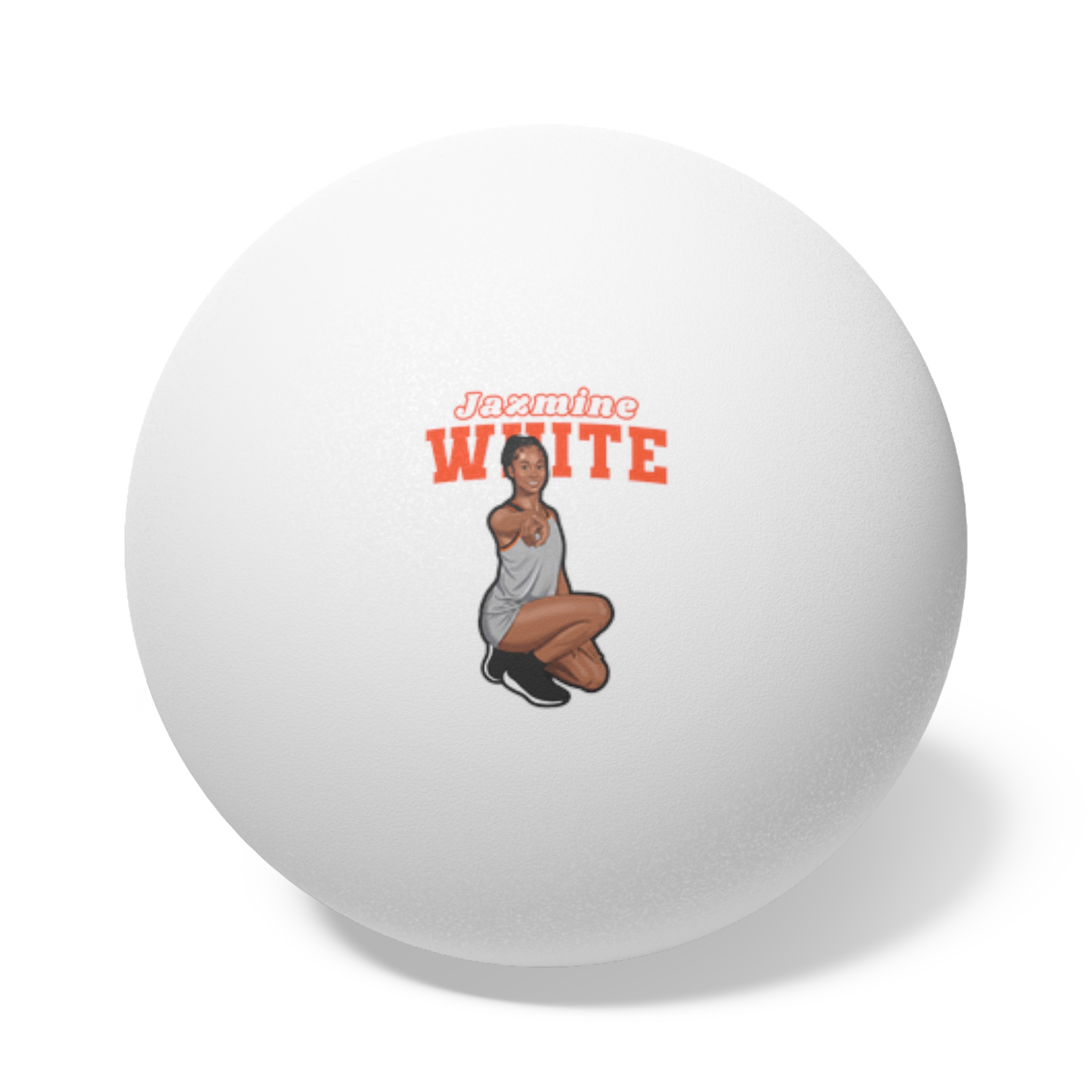 Ping Pong Balls, 6 pcs — character_name_arch in White
