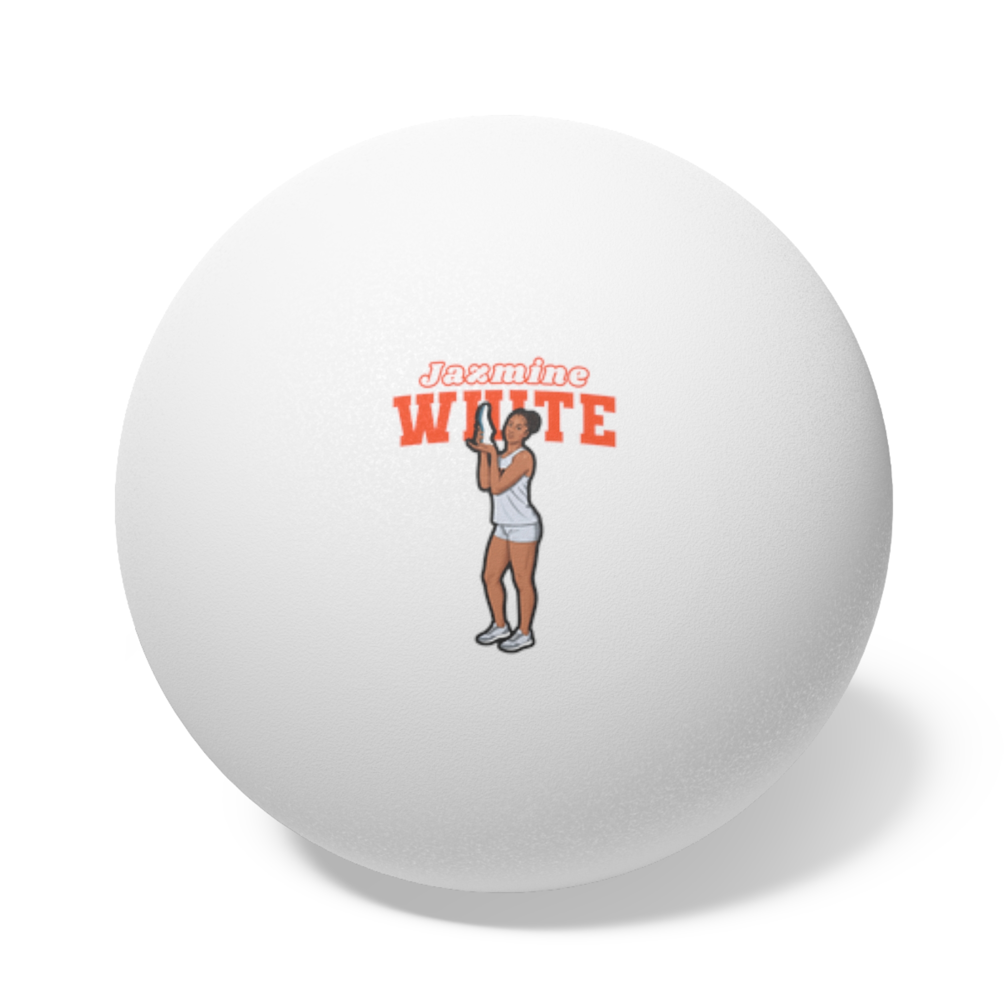 Ping Pong Balls, 6 pcs — character_name_arch in White