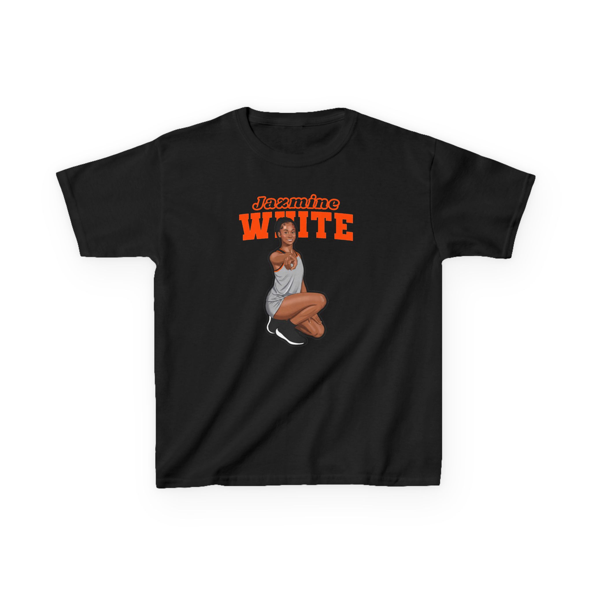Youth Tee — character_name_arch in Black