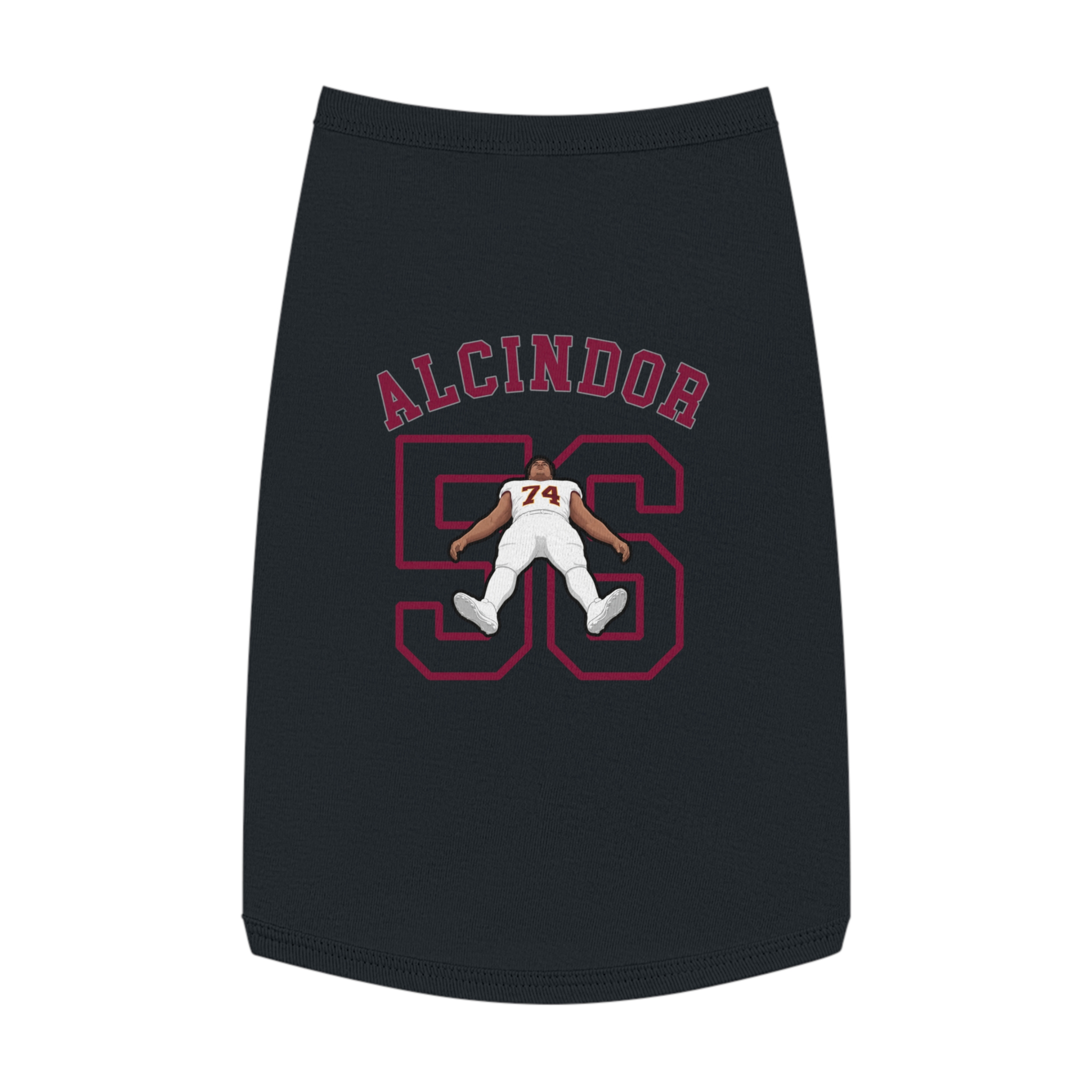Pet Tank Top — character_shirsey_arch in White