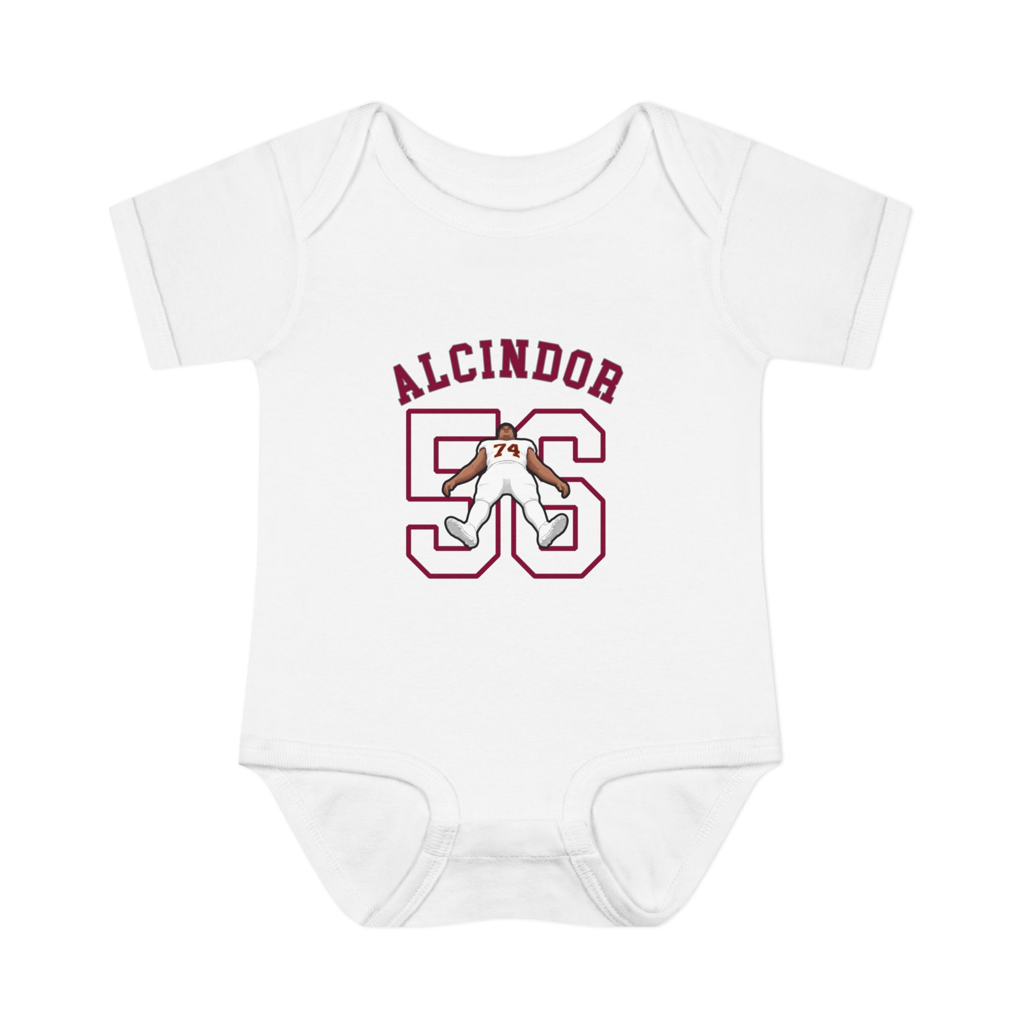 Baby Onesie — character_shirsey_arch in White