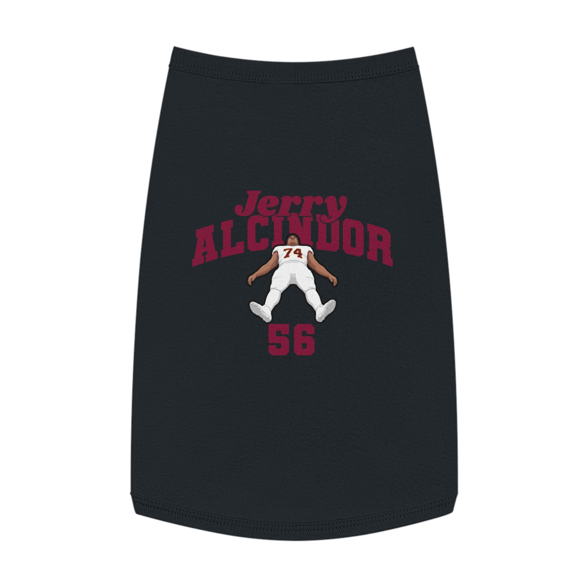 Pet Tank Top — character_signature_arch in Black