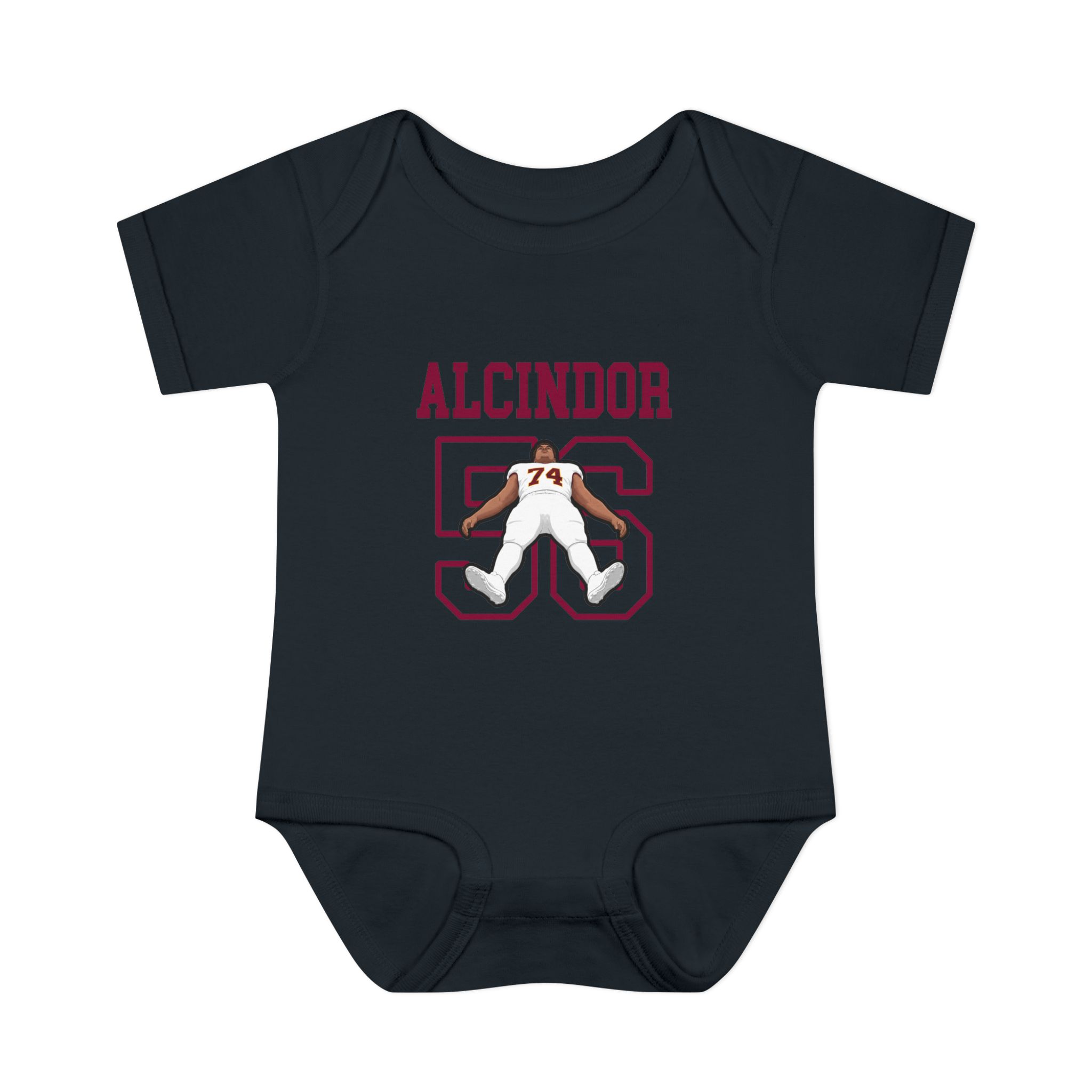 Baby Onesie — character_shirsey in Black