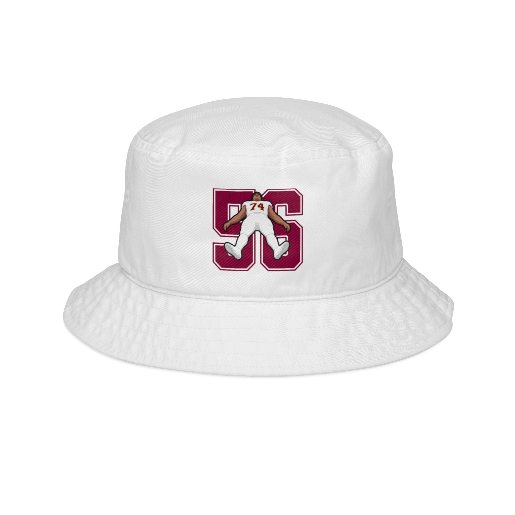 Bucket Hat — character_number in White