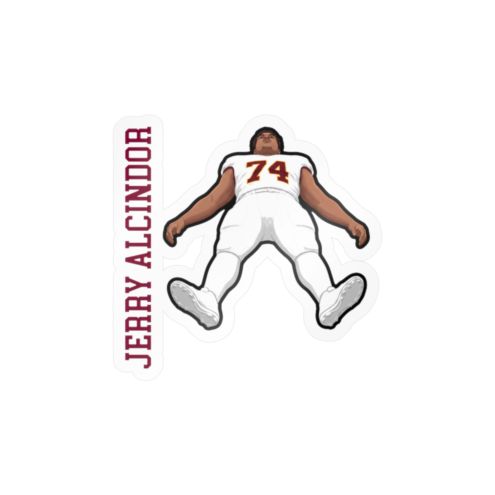 Vinyl Sticker — character_name_vertical in Classic