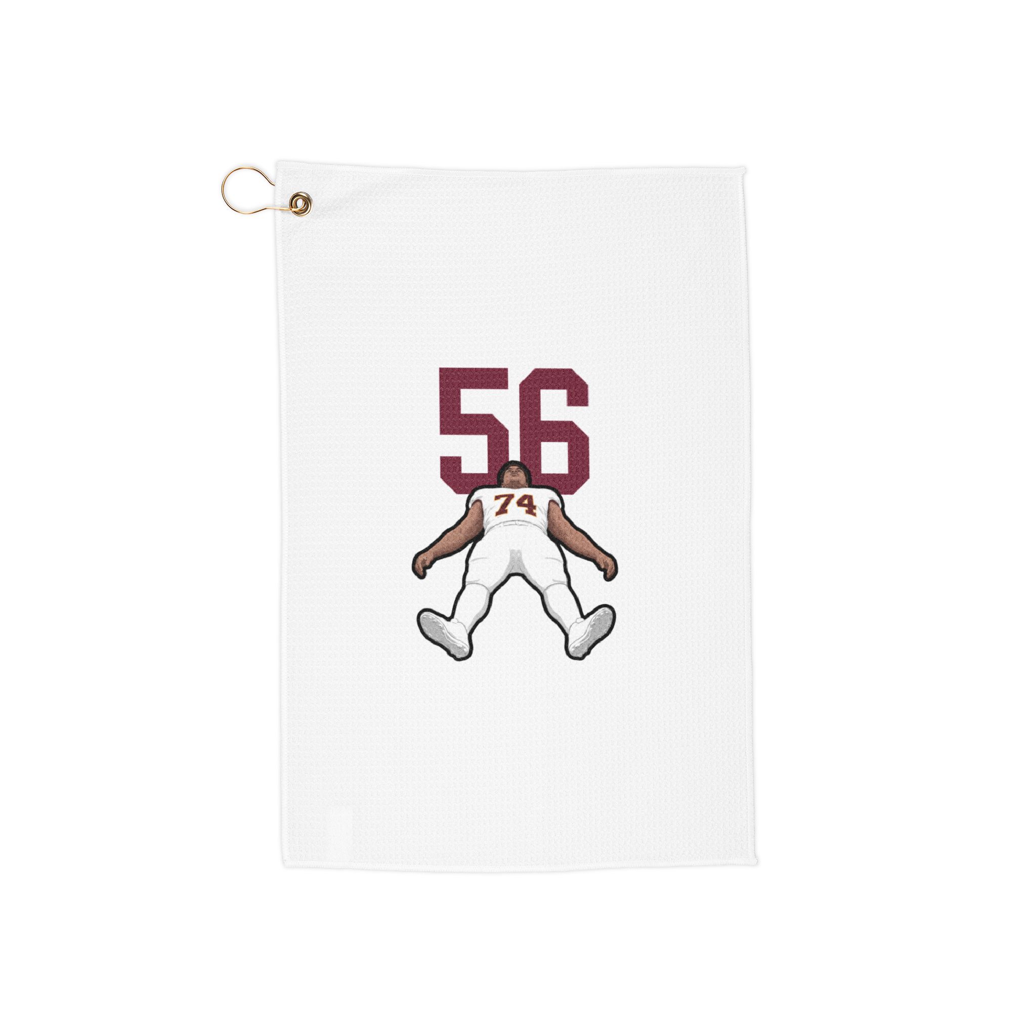 Golf Towel — character_number_top in Classic