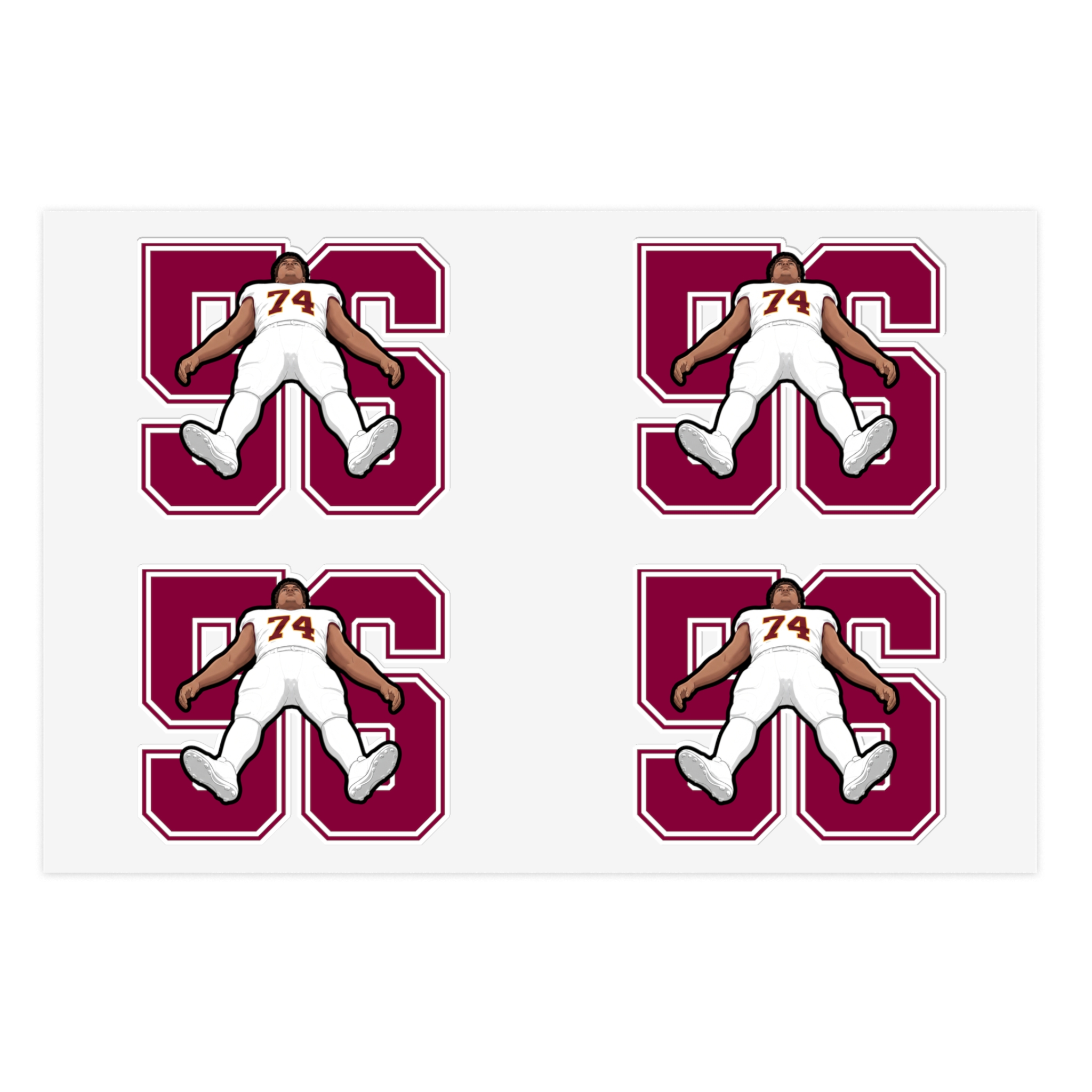 Sticker Sheet — character_number in Classic