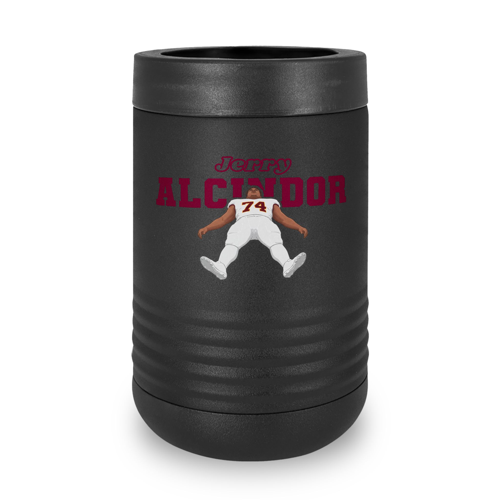 Stainless Can Cooler — character_name_arch in Black