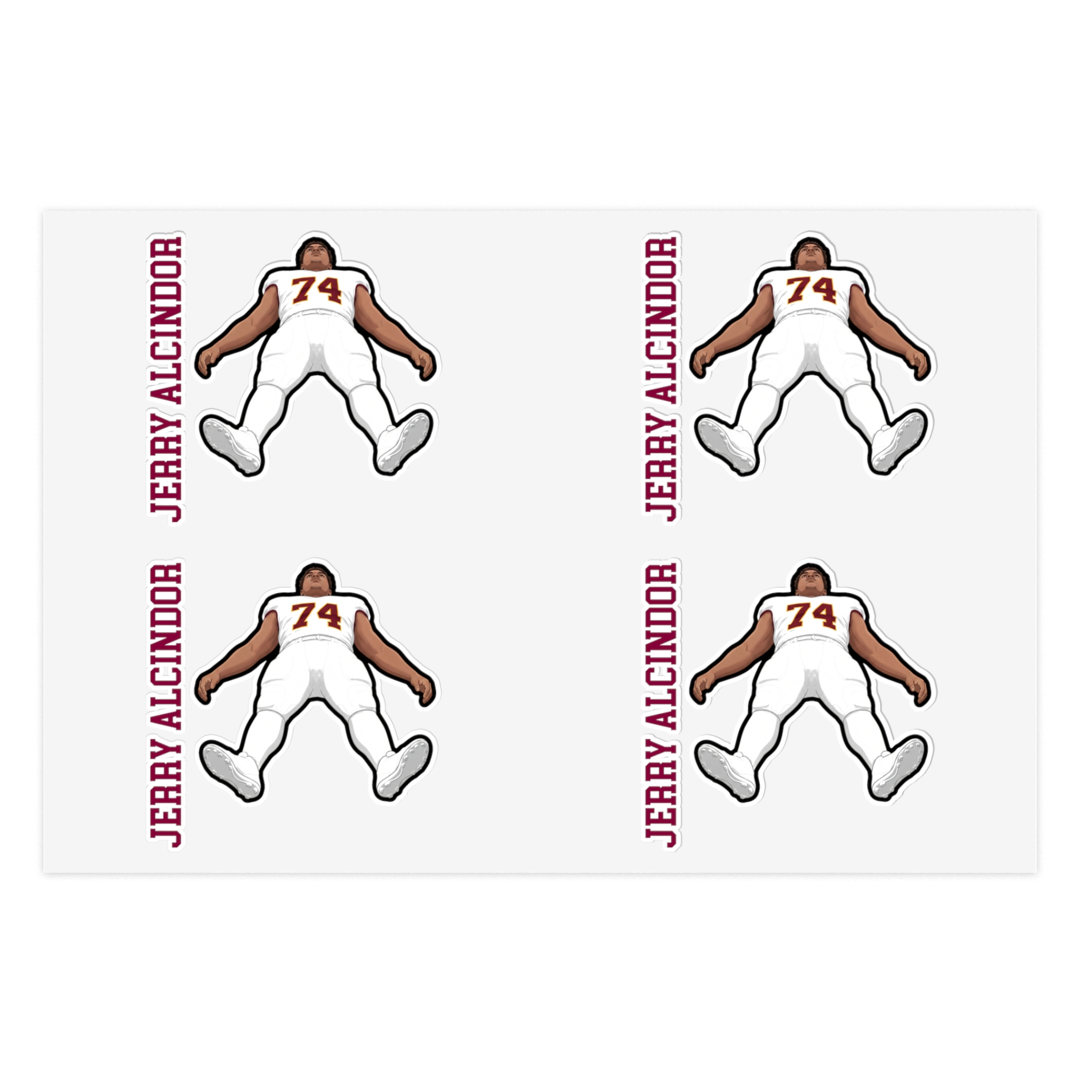 Sticker Sheet — character_name_vertical in Classic