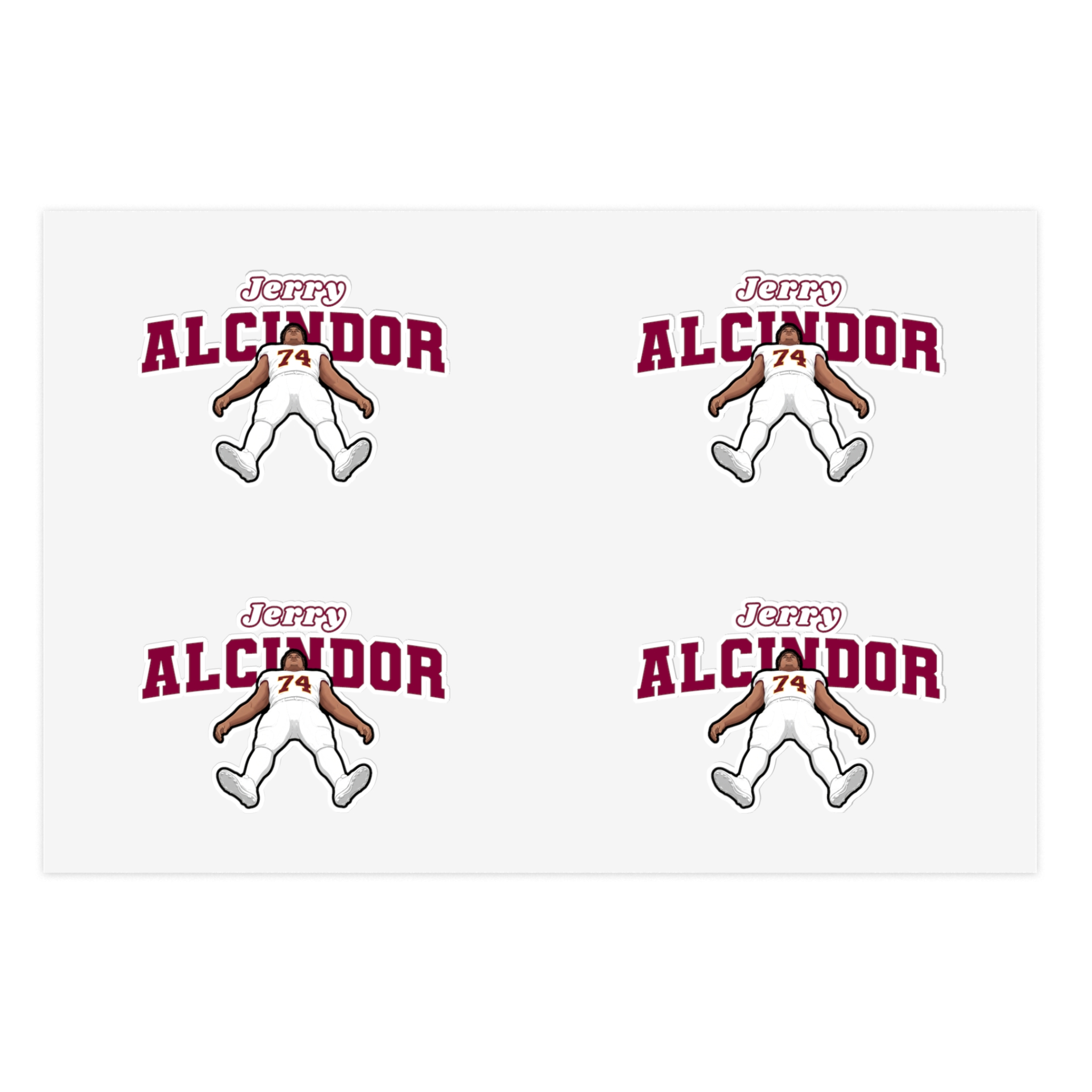 Sticker Sheet — character_name_arch in Classic
