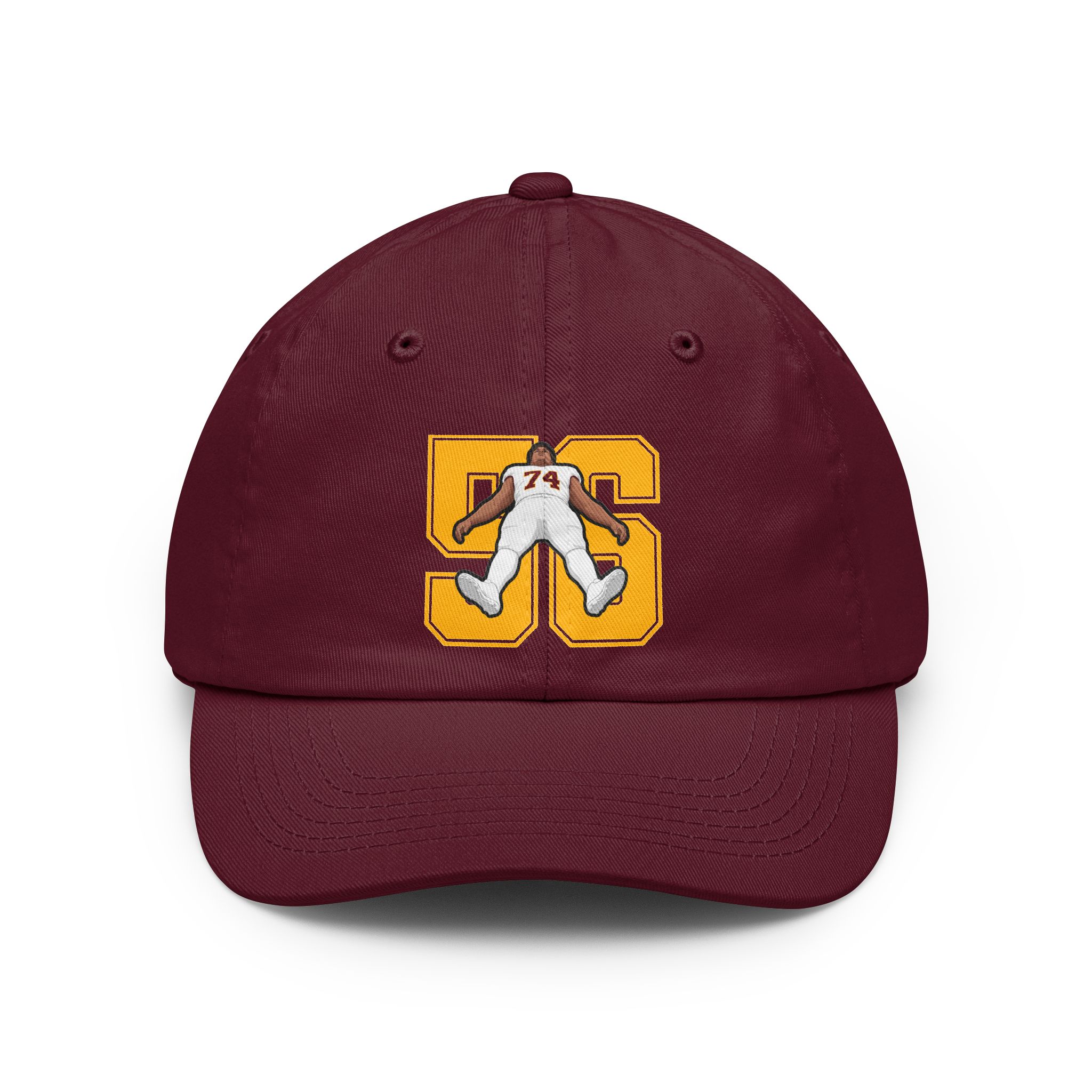 Classic Cap — character_number in Maroon