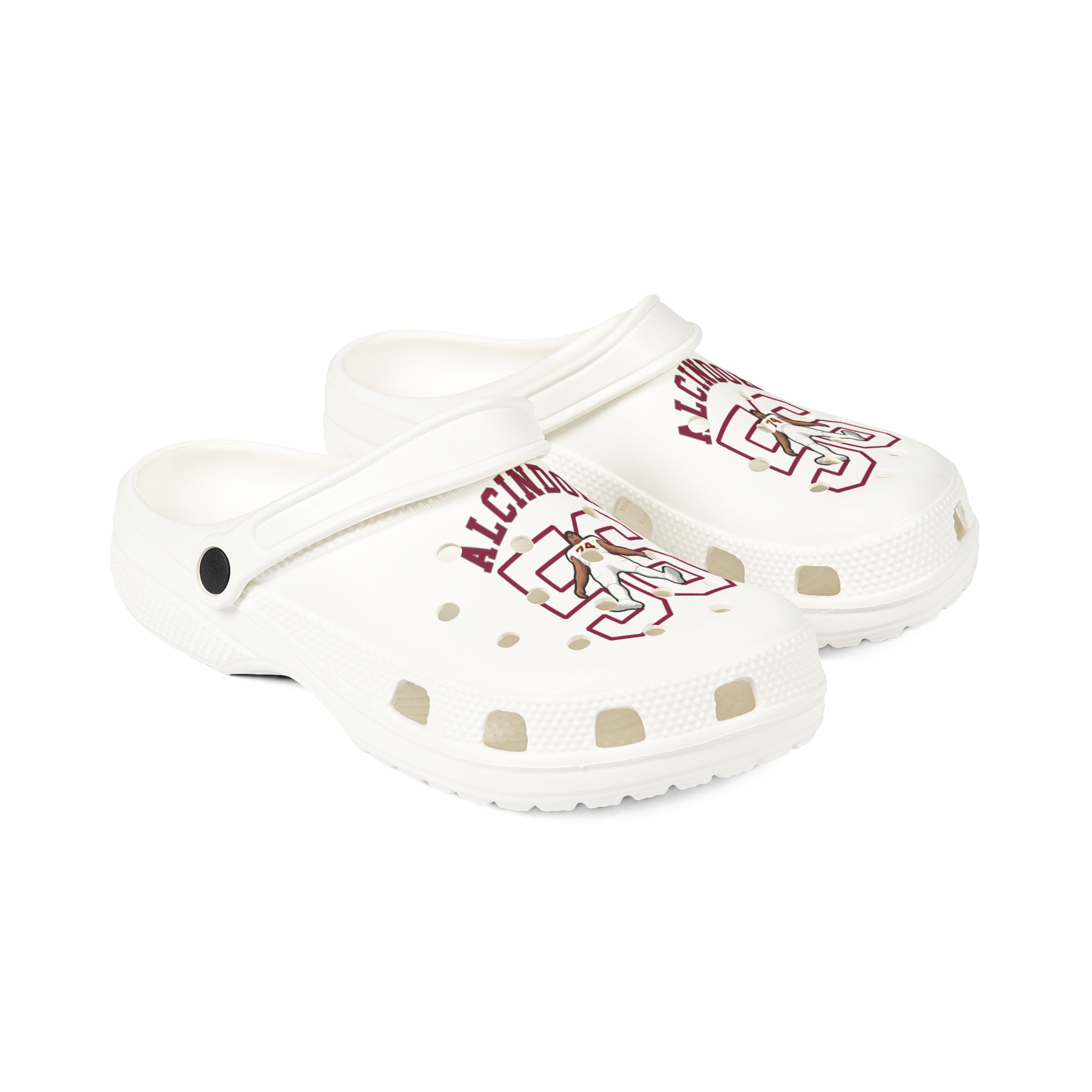 Rubber Clogs — character_shirsey_arch in White