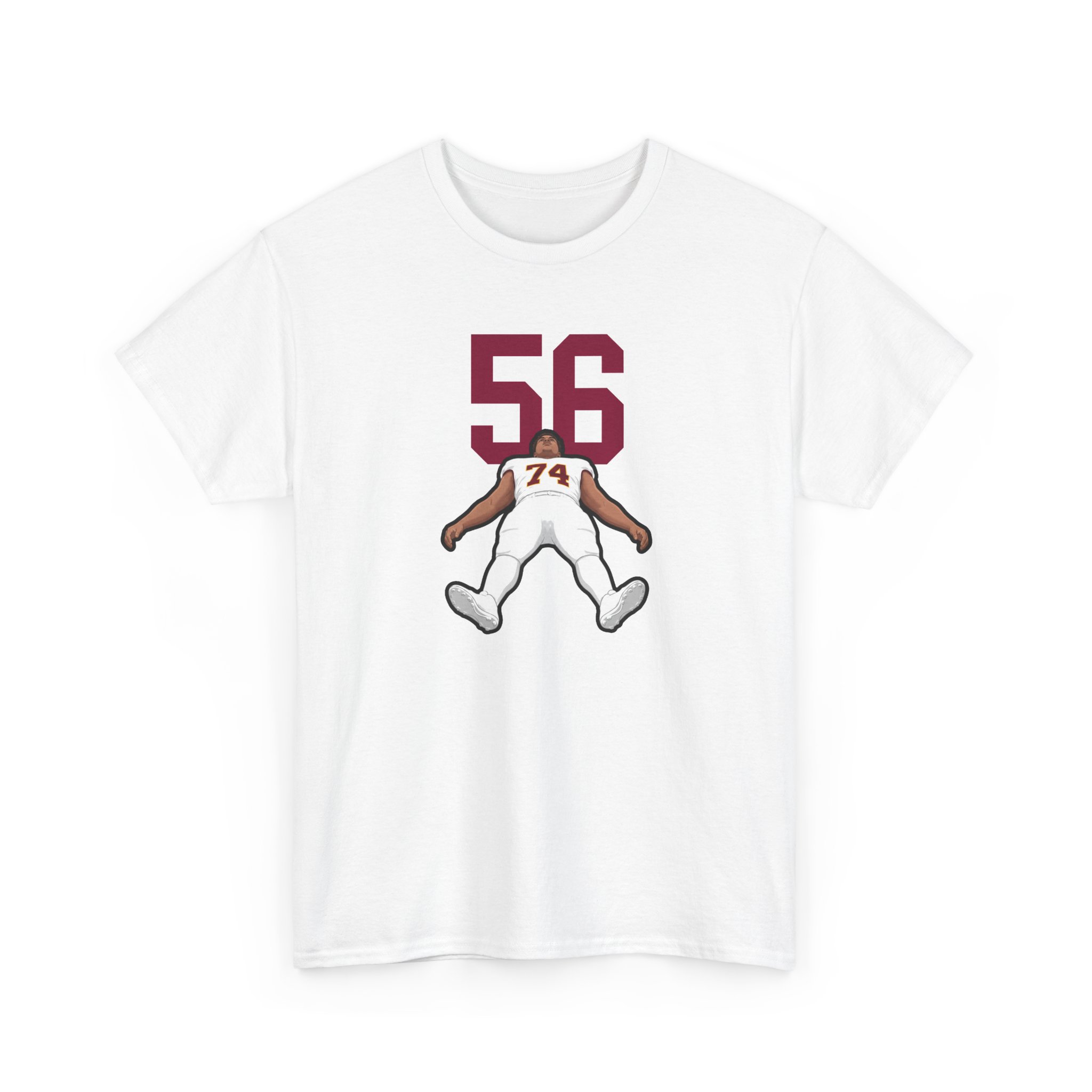 Tee — character_number_top in White