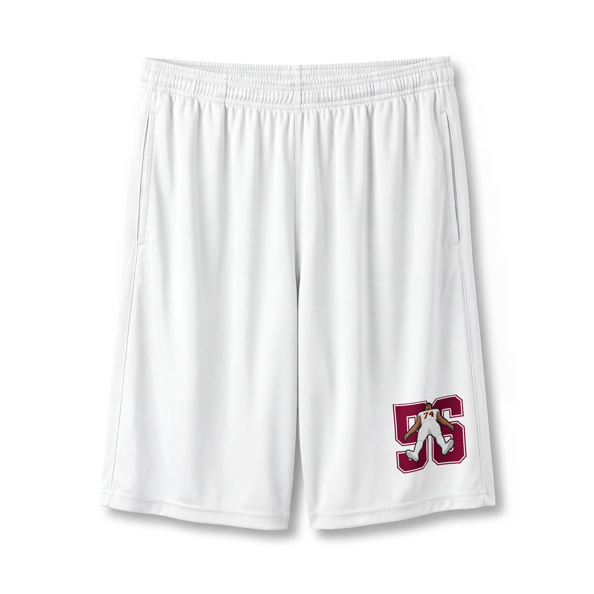 Shorts — character_number in White